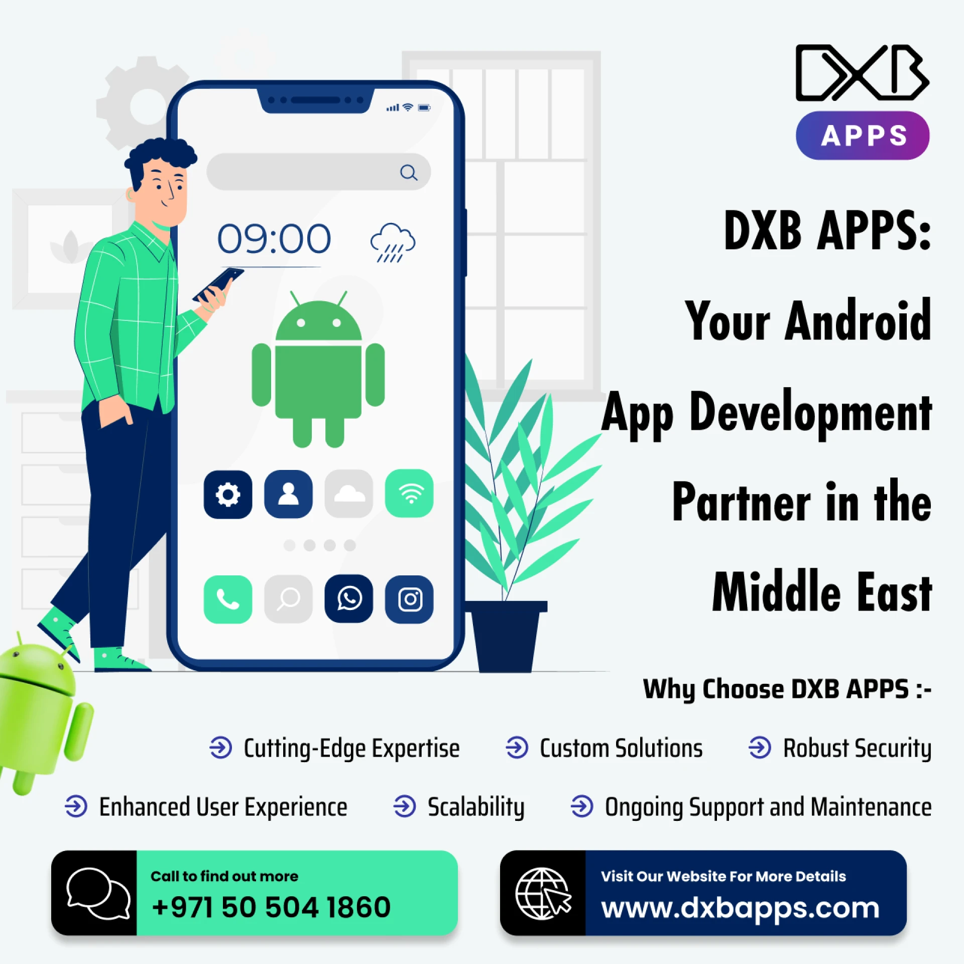 Rely on Mobile app development Dubai solutions by DXB APPS