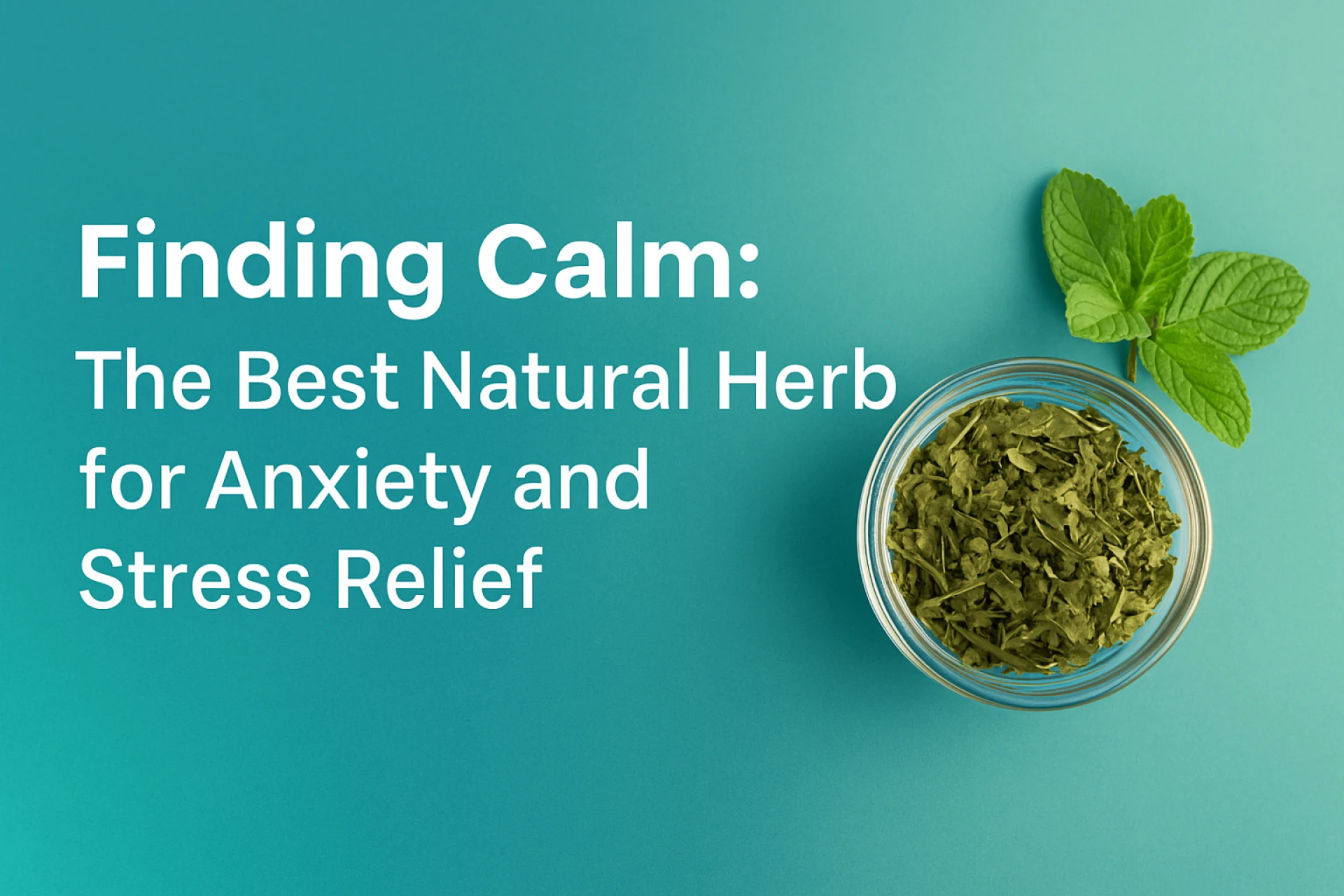 Finding Calm: The Best Natural Herb for Anxiety and Stress Relief