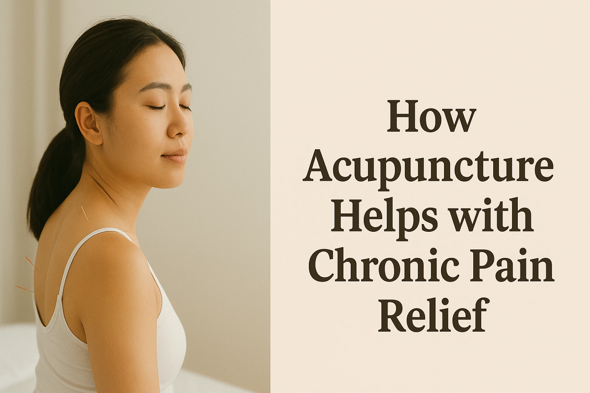 How Acupuncture Helps with Chronic Pain Relief