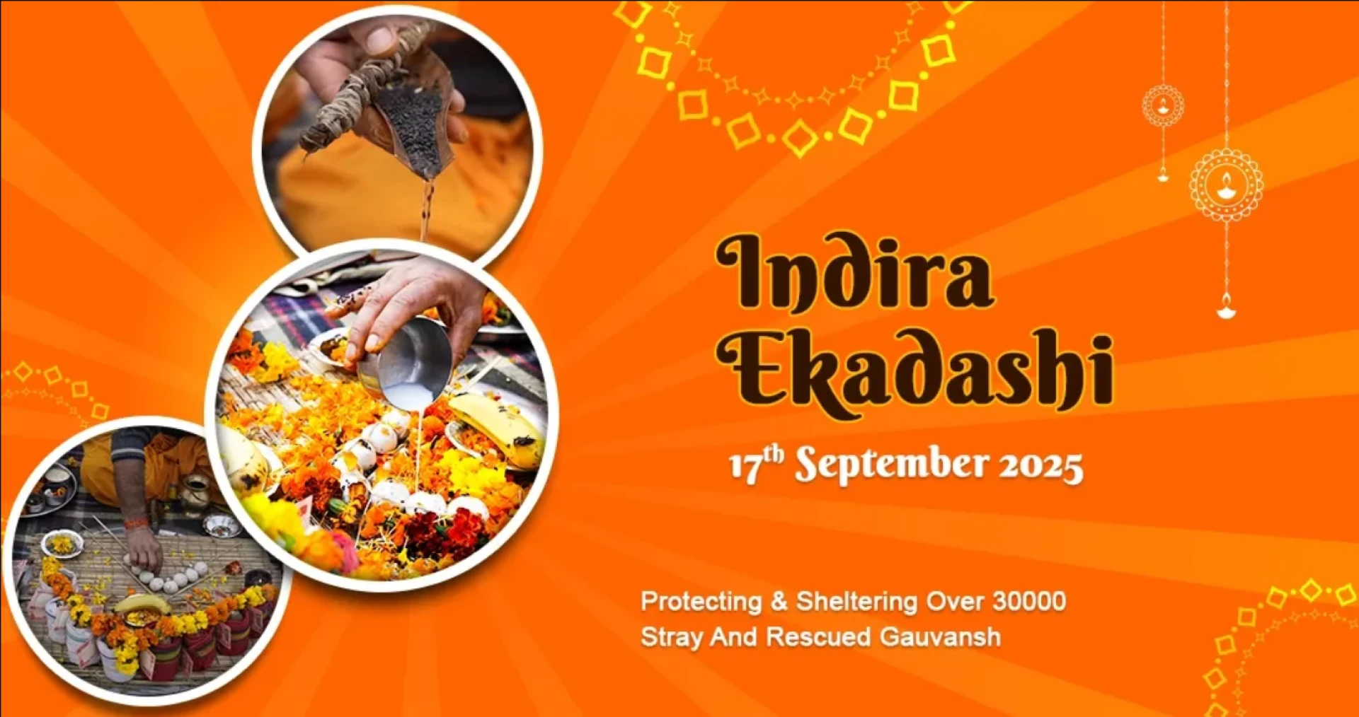 Indira Ekadashi at Krishnayan: A Day of Devotion, Compassion & Giving
