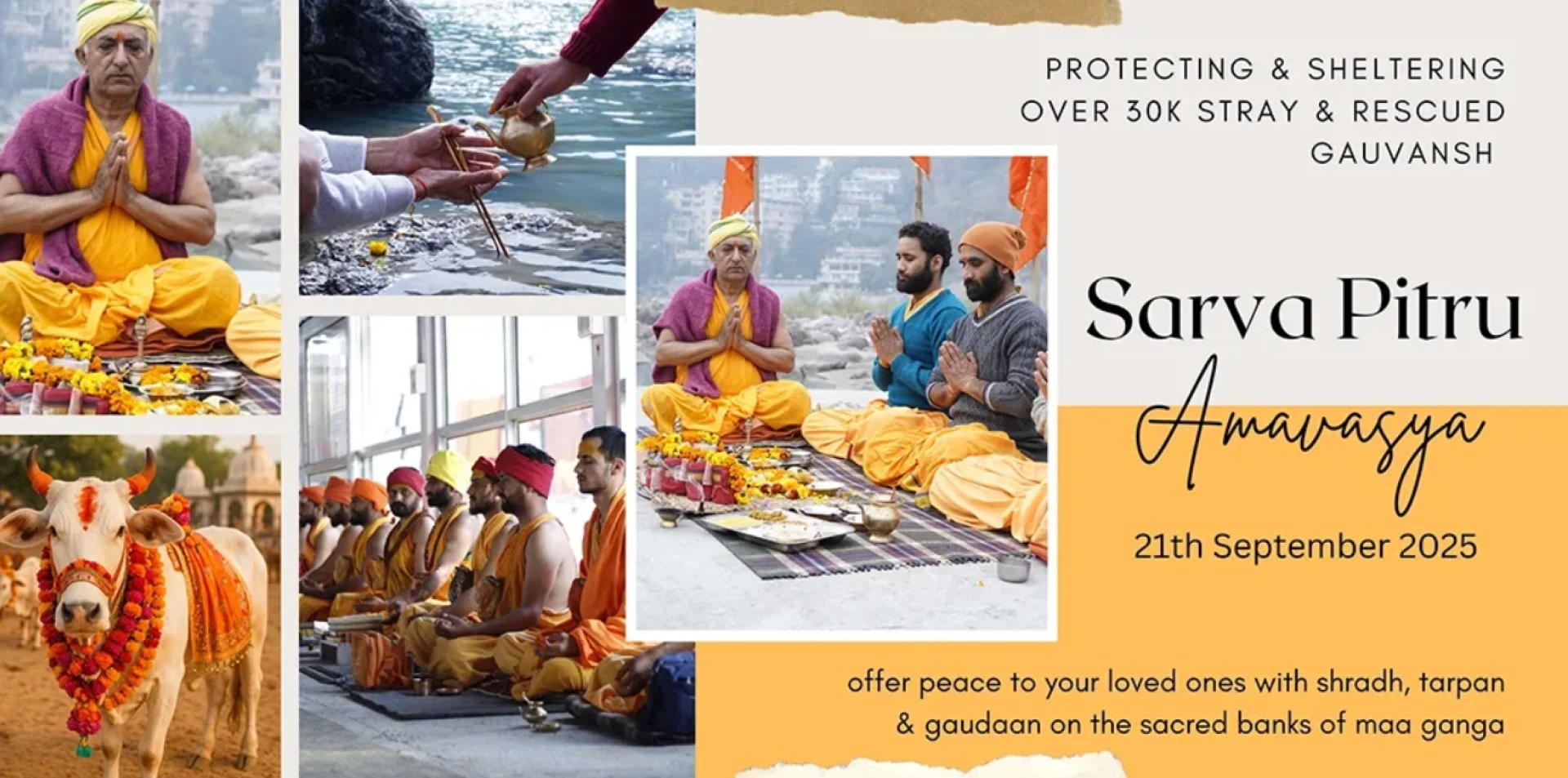 Sarva Pitru Amavasya at Krishnayan: Honouring Ancestors through Seva & Spiritual Rituals