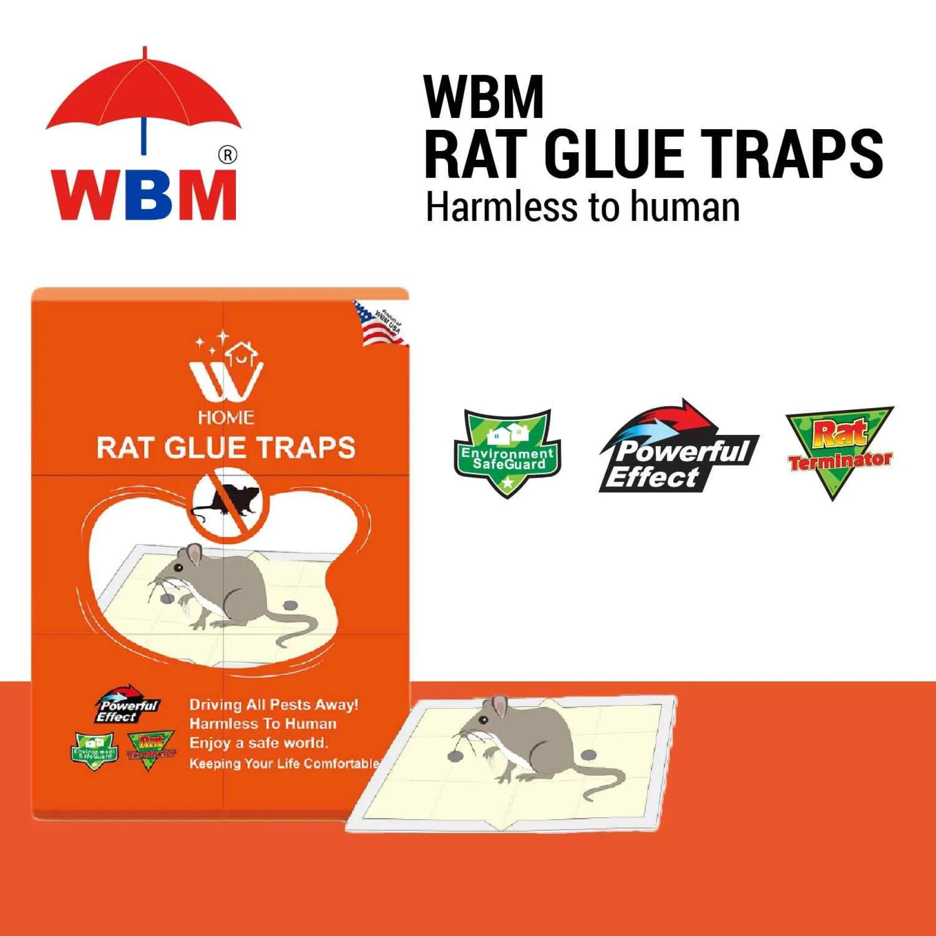 Effective Rodent Control with WBM Rat glue Traps