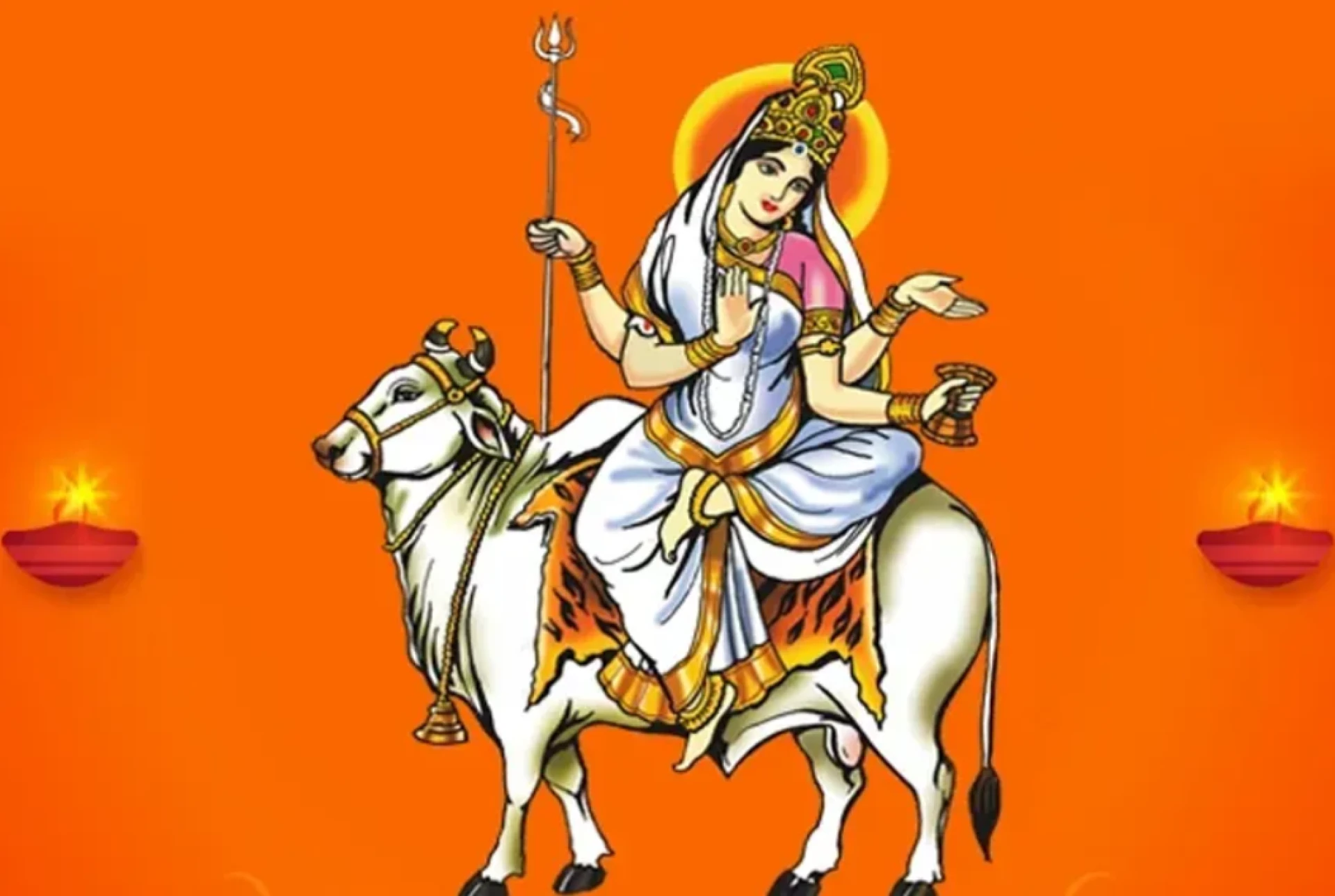 How Mother Cow Associated with Goddess Durga and Navratri at Krishnayan