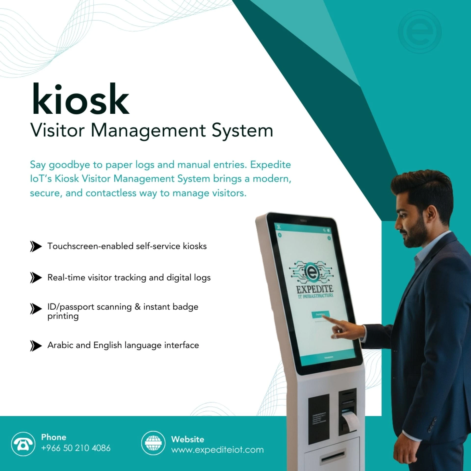 Kuwait University Smart Campus Entry Powered by Kiosk VMS