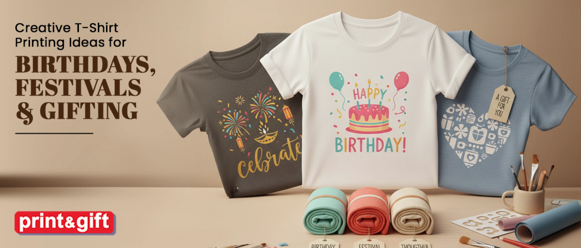 Creative T-Shirt Printing Ideas for Birthdays, Festivals & Gifting