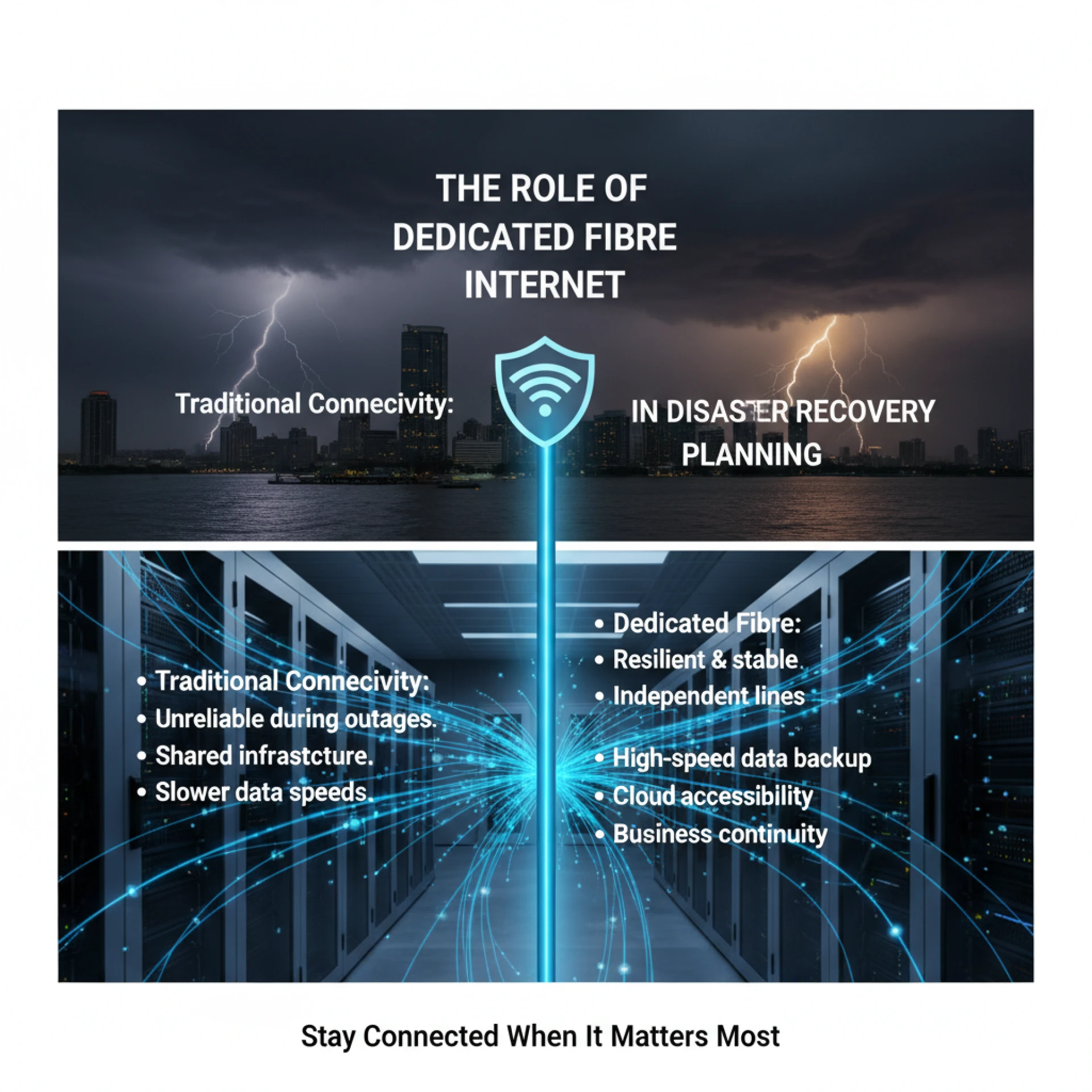 The Role of Dedicated Fibre Internet in Disaster Recovery Planning.