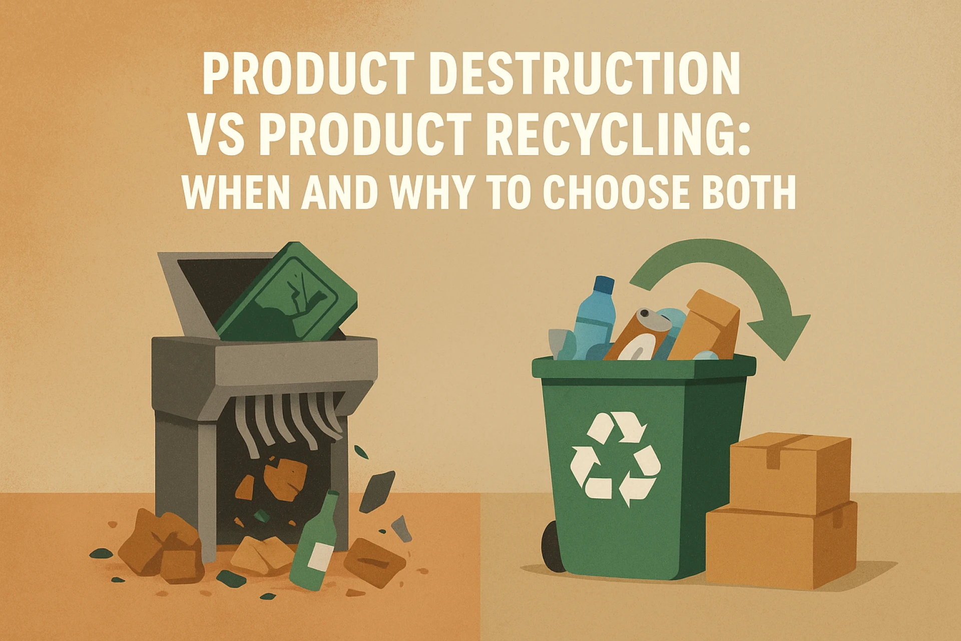 Product Destruction vs Product Recycling: When and Why to Choose Both