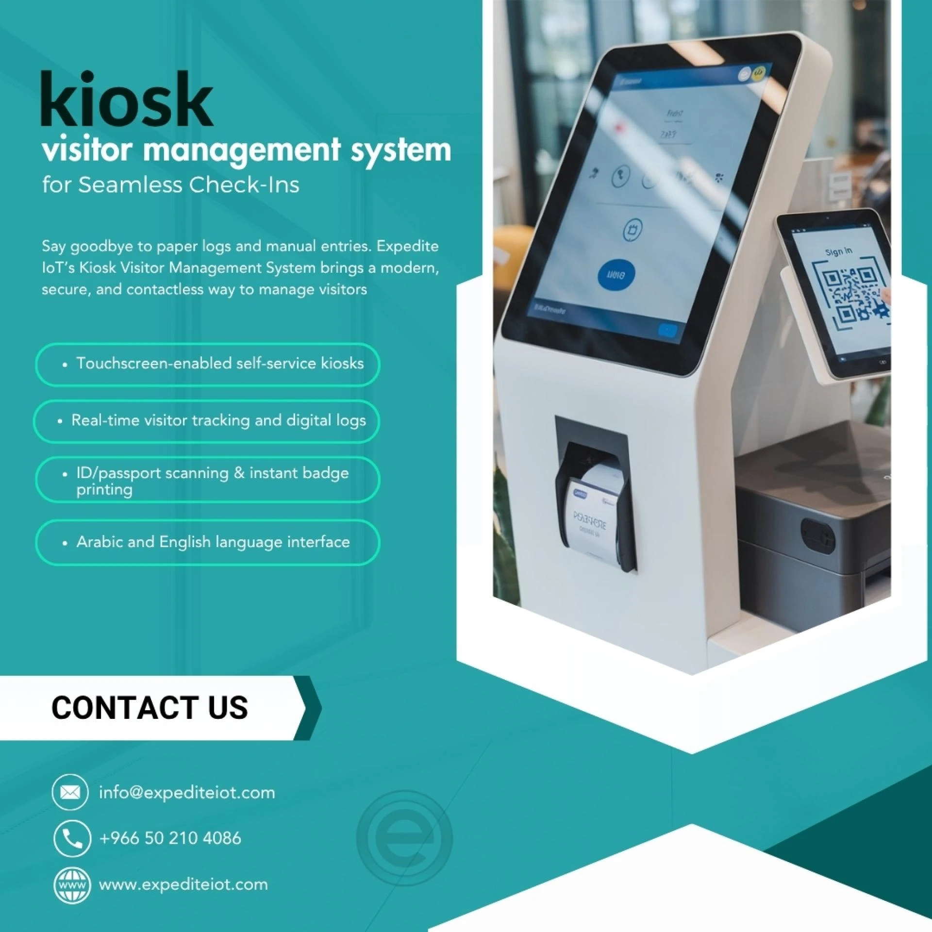 Save Time, Enhance Experience: Kiosk Visitor Management in KSA