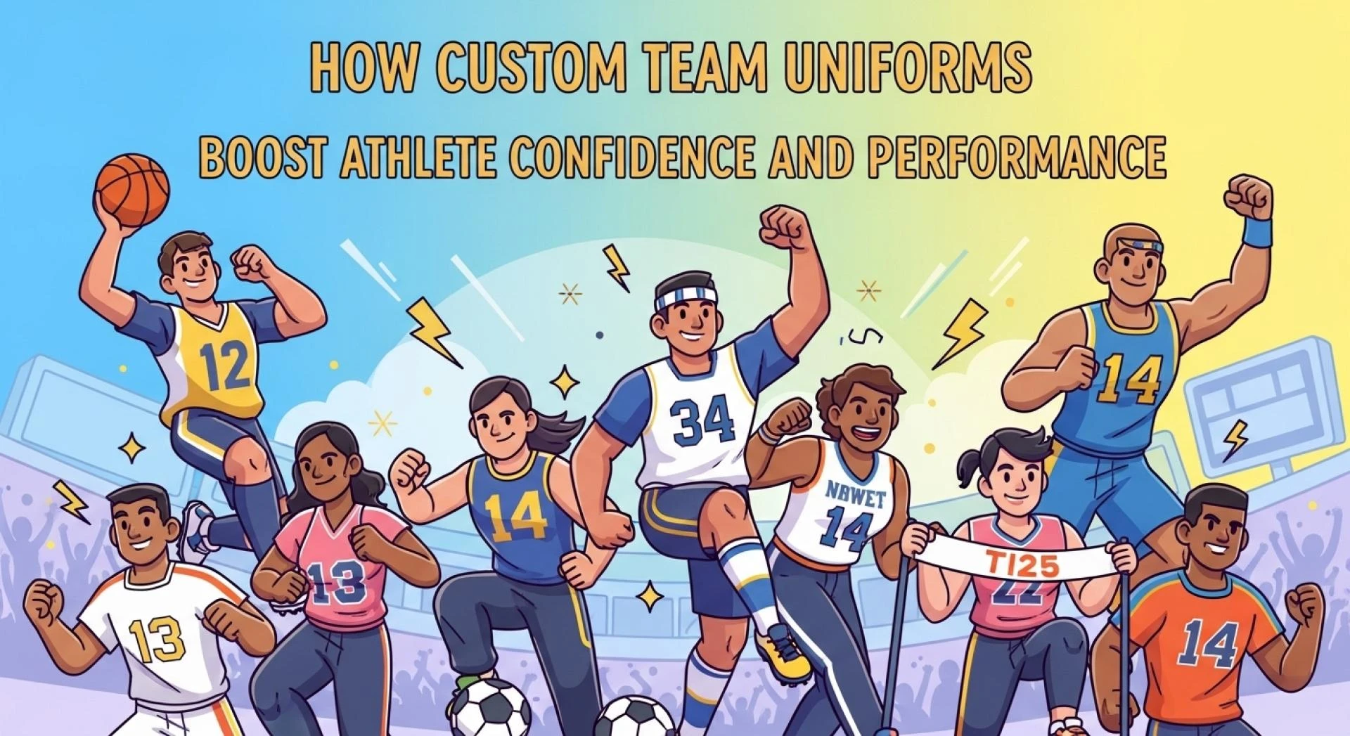 How Custom Team Uniforms Boost Athlete Confidence and Performance