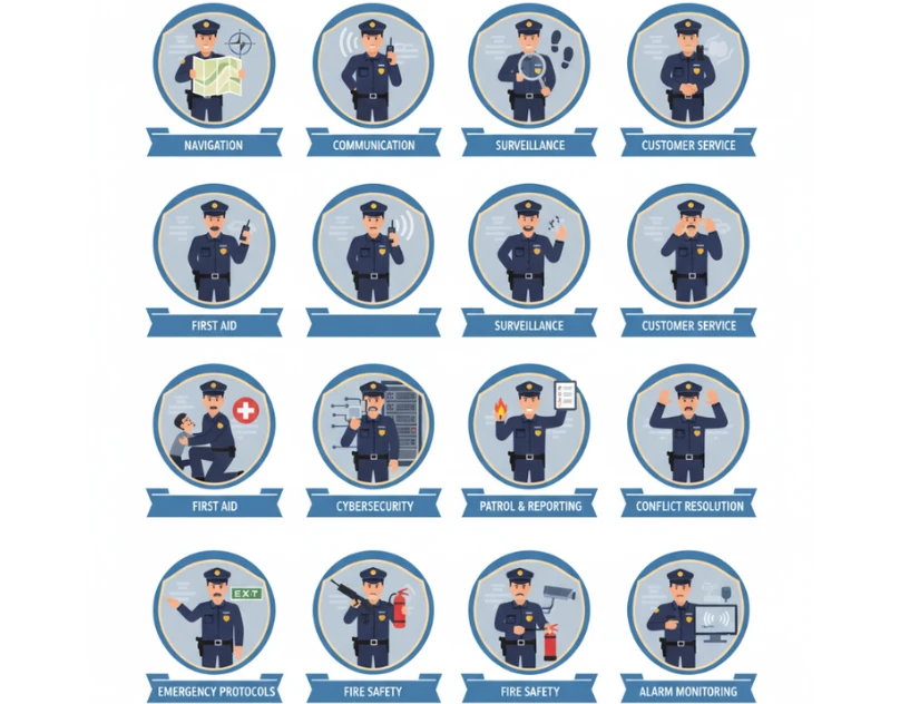 What are the 11 Essential Non-Weapon Skills for Armed Security Guards?