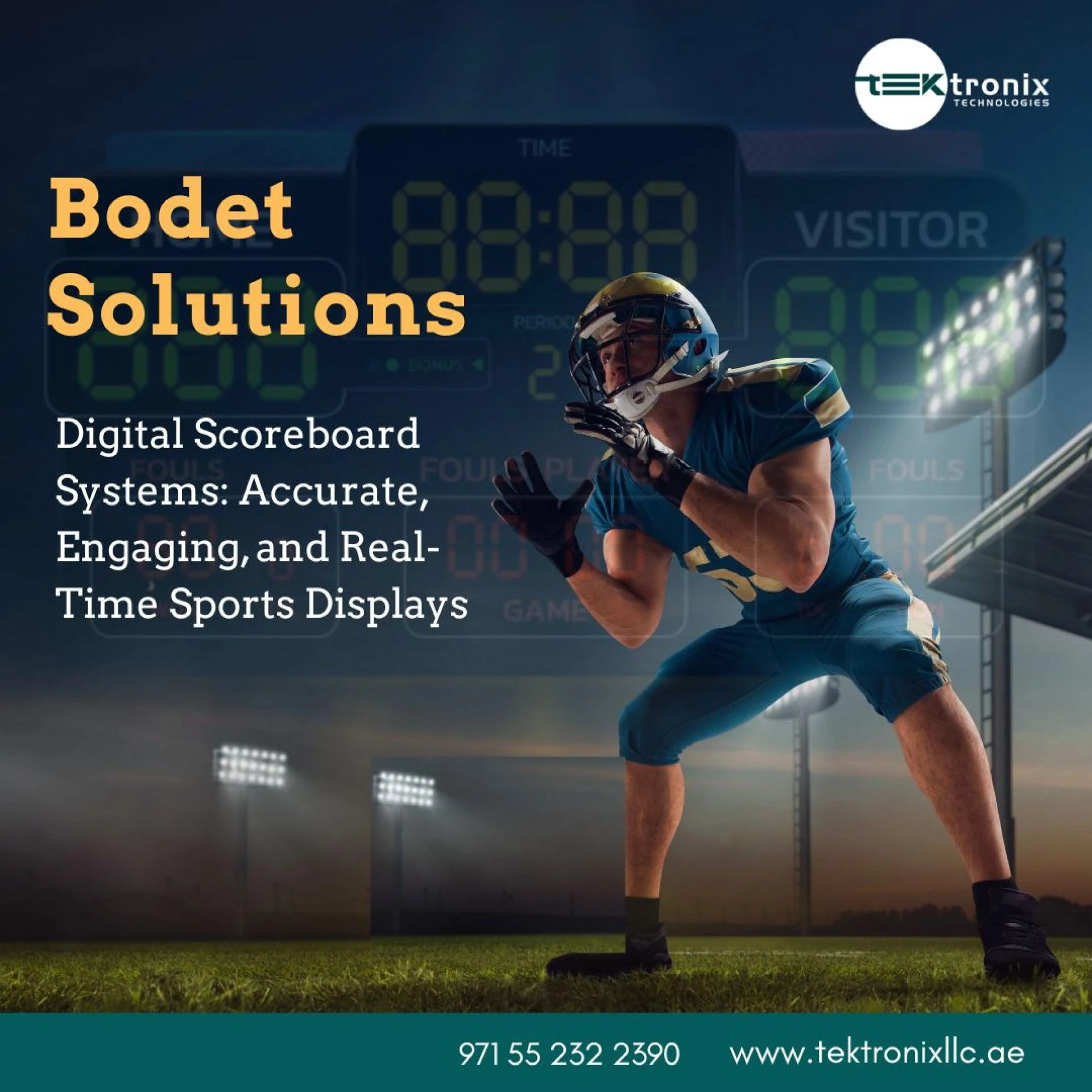 Bodet UAE — Enhancing every event, elevating each scores