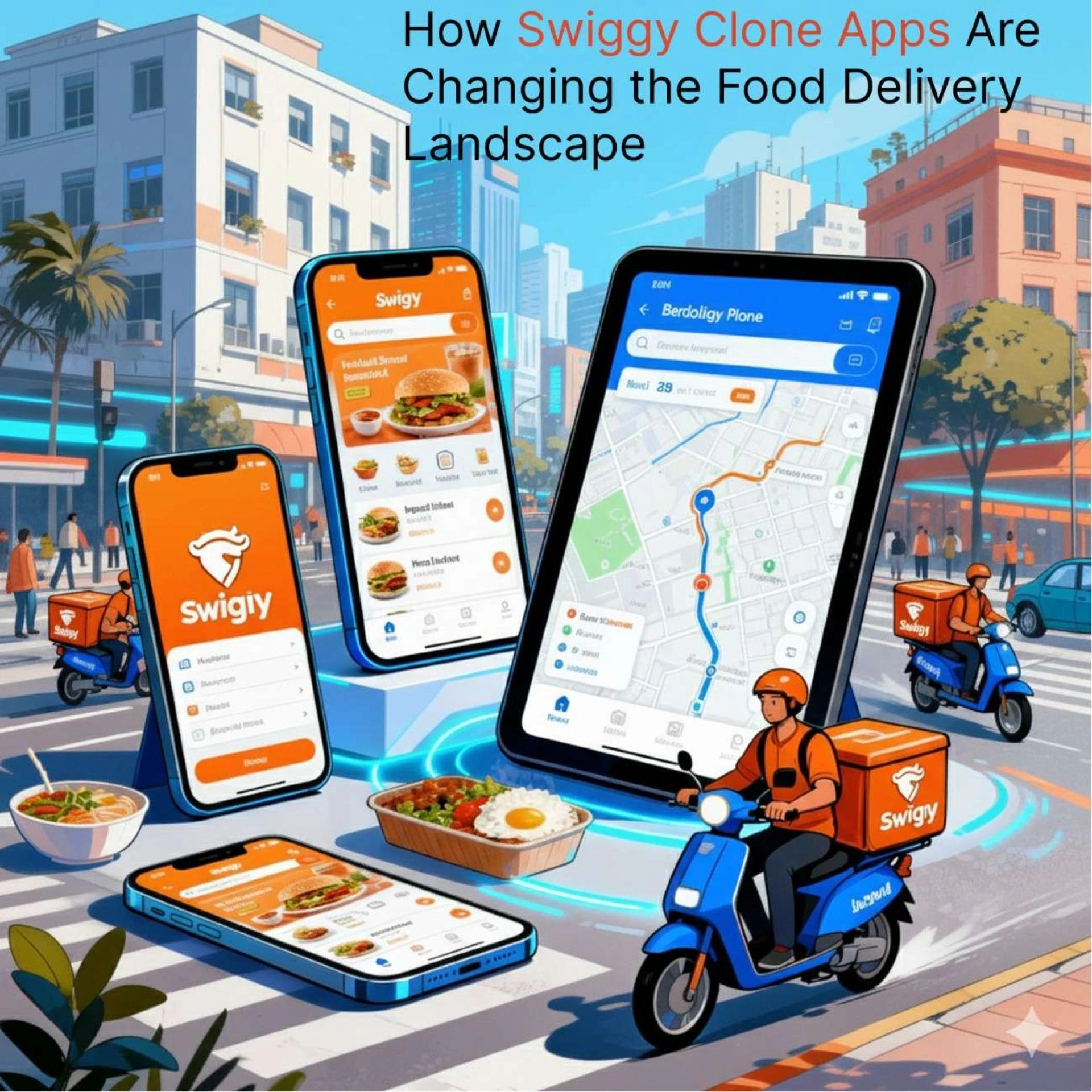 How Swiggy Clone Apps Are Changing the Food Delivery Landscape