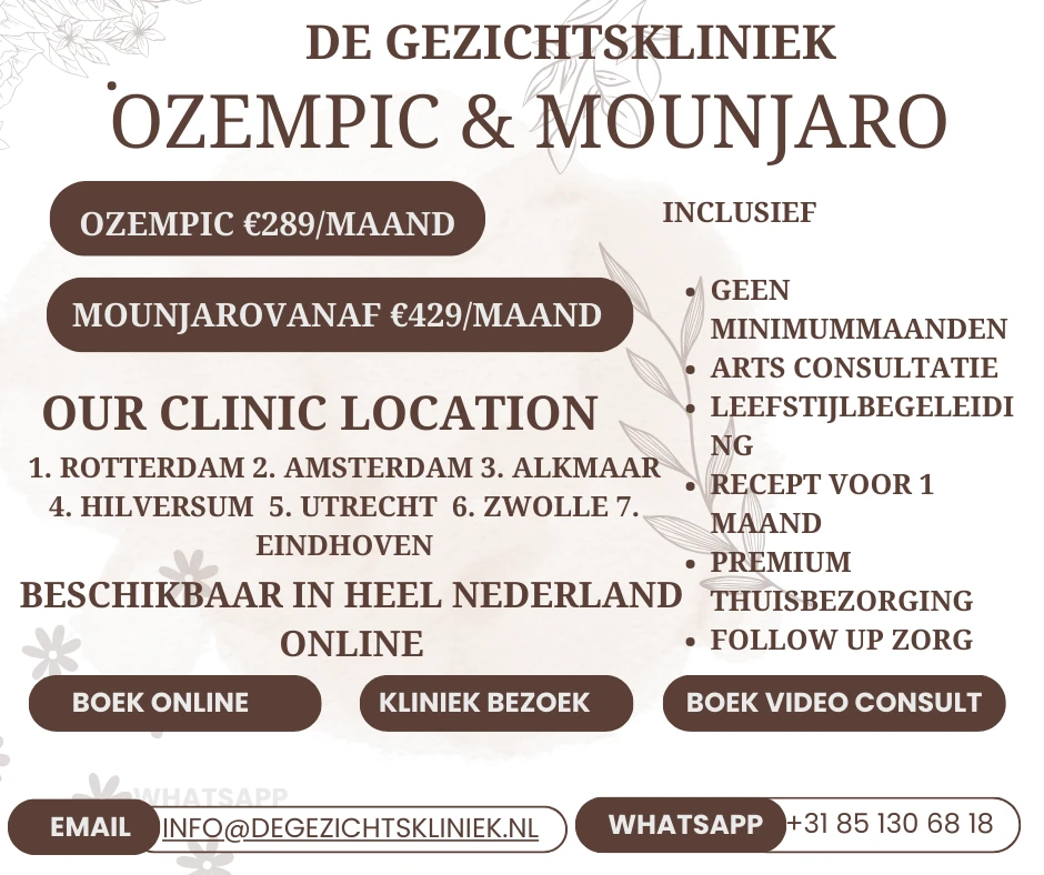 Why De Gezichtskliniek is the BEST Choice for Weight Loss Injections and Ozempic® in the Netherlands