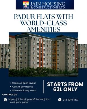 Premium Flats in Padur – Elegant Homes for a Modern Lifestyle