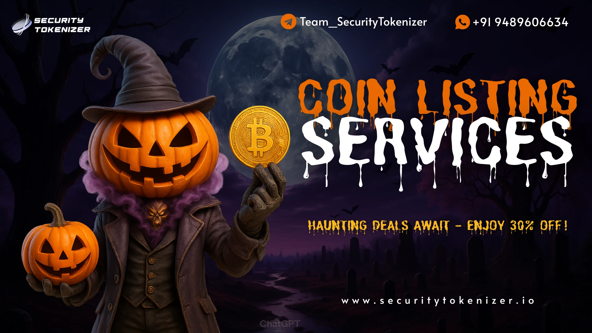No Tricks, Only Treats: Coin Listing Services That Boost Your Crypto Growth This Halloween!