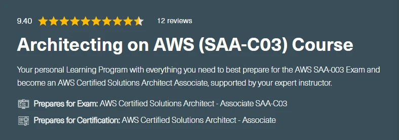 AWS Solutions Architect Associate SAA-C03 course and AWS Technical Essentials trainingBuilding cloud expertise through AWS certifications