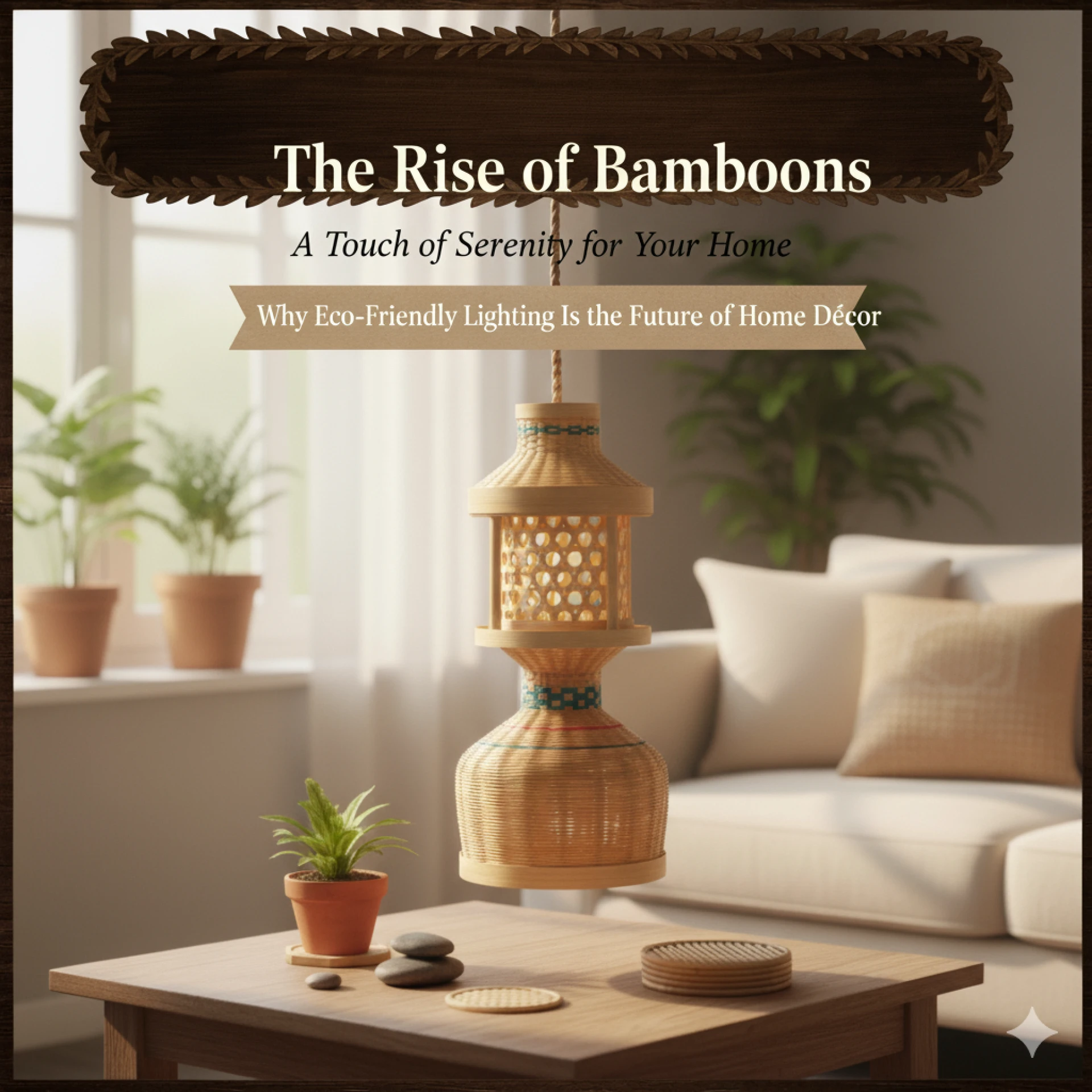 The Rise of Bamboo Lanterns — Why Eco-Friendly Lighting Is the Future of Home Décor