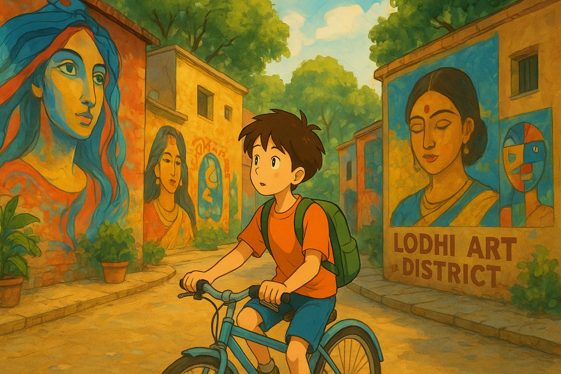 Exploring the Vibrant Streets of Lodhi Art District 🎨 | A Visual Treat in Delhi
