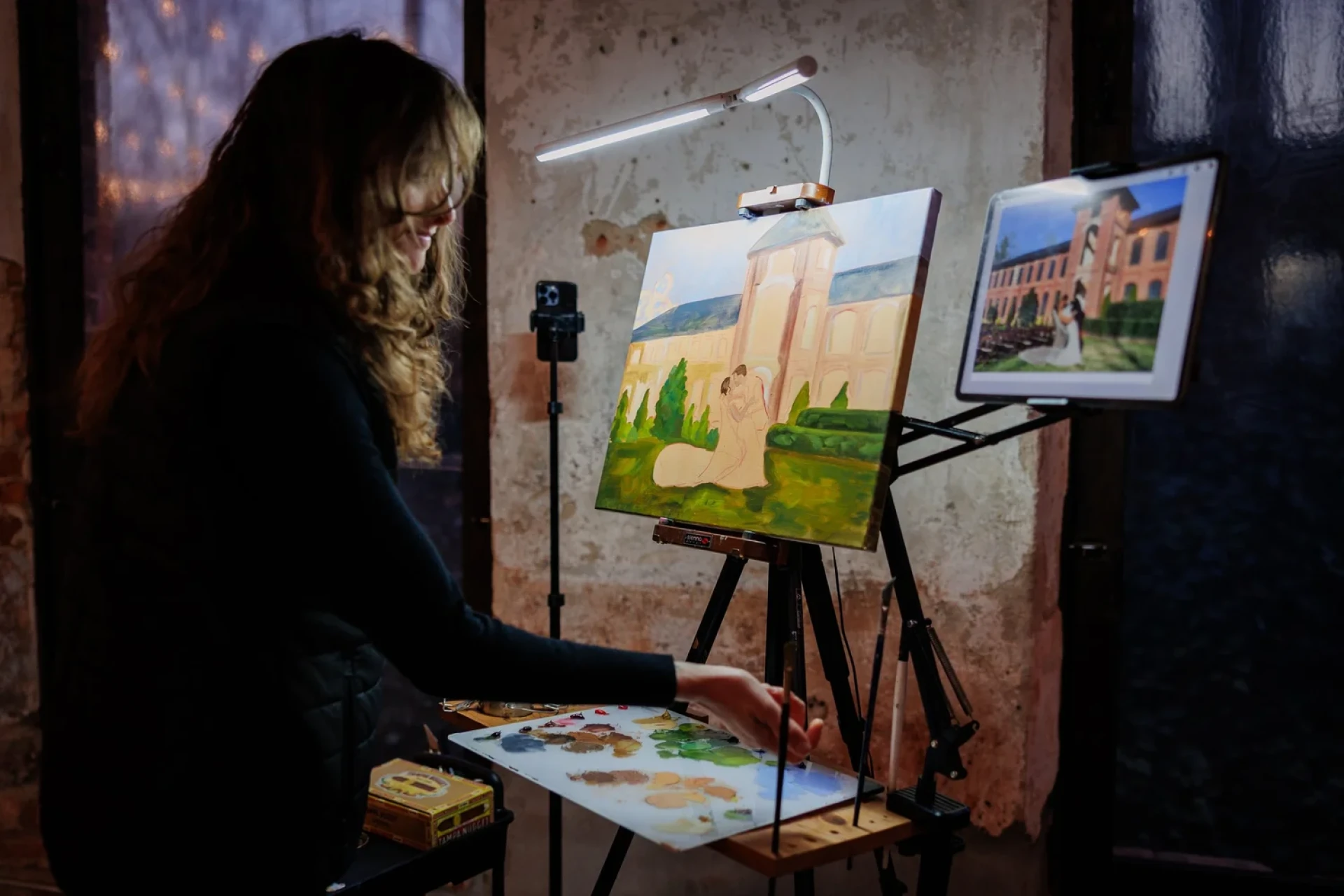 Live Wedding Painting for Backyard Weddings: Tips and Tricks