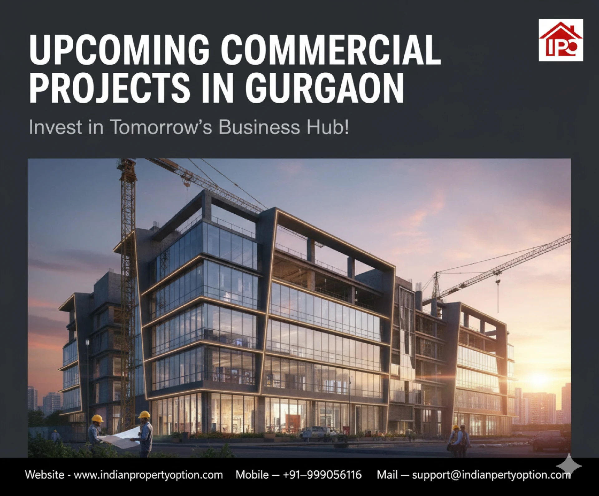 Upcoming commercial projects in Gurugram with flexible investment options