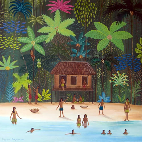 Buy Greeting Card Pack Online and Explore Naive Art for Sale with Daphen Stephenson