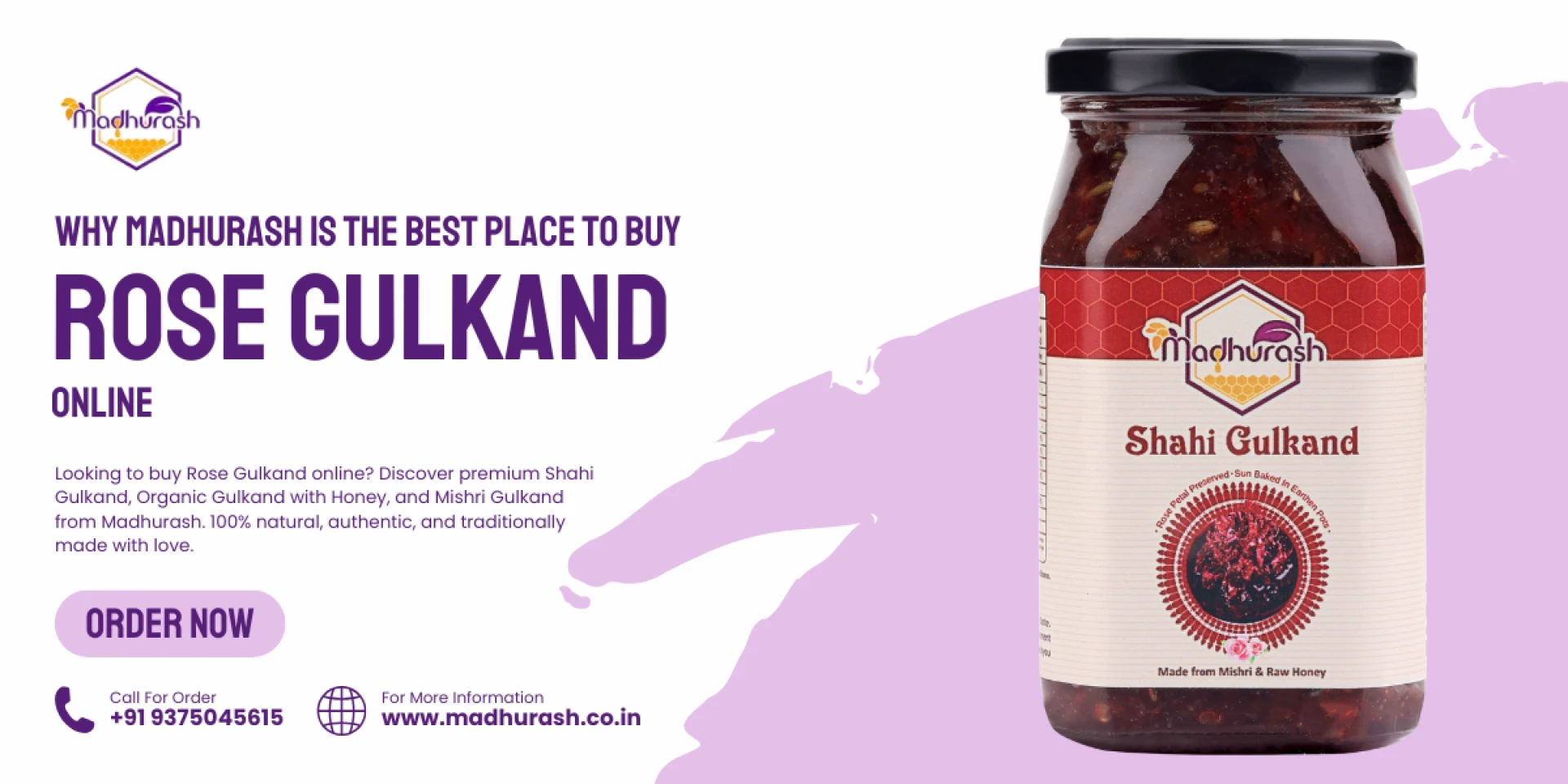 Why Madhurash is the Best Place to Buy Rose Gulkand Online