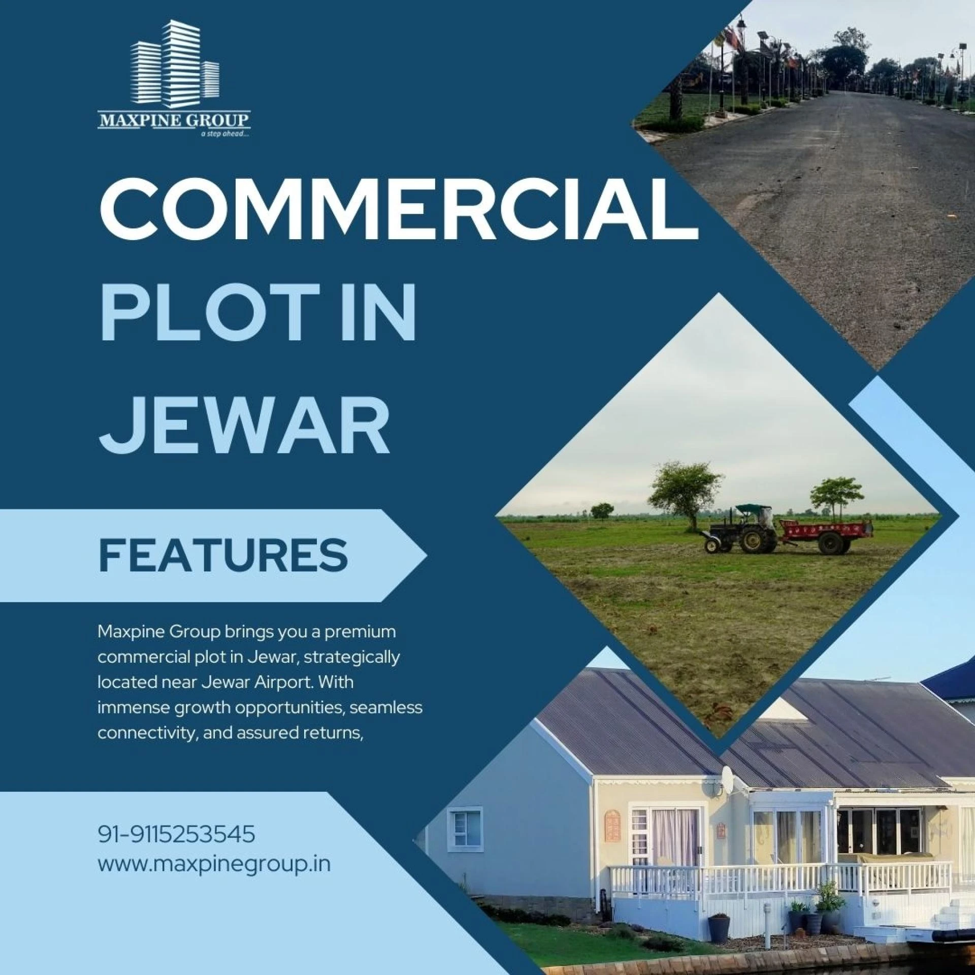 Experience Luxurious Living with Approved Plots Near Jewar Airport