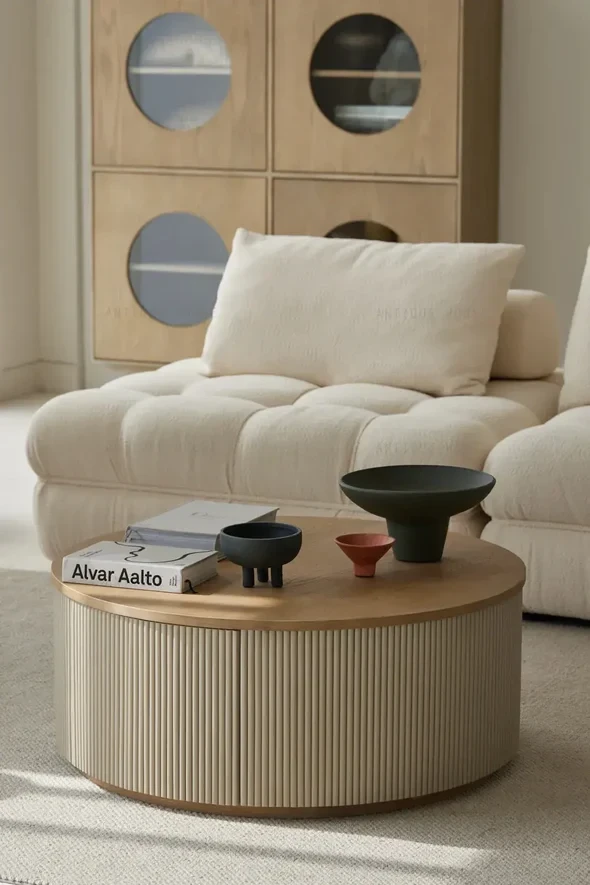 Scandinavian Japanese Design Table: Where Simplicity Meets Timeless Craftsmanship