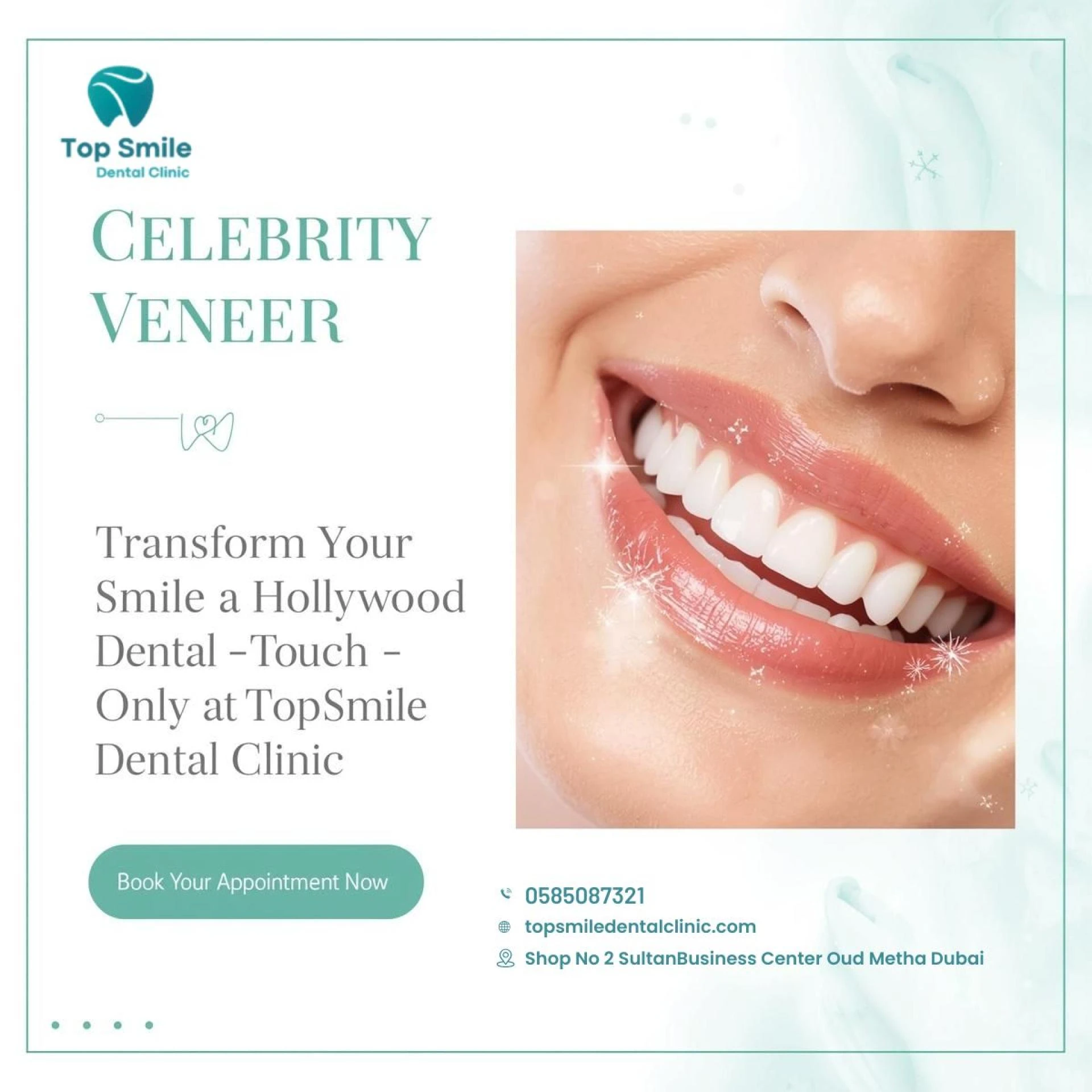 Celebrity Veneer – The Secret Behind Every Star’s Smile | Top Smile Dental Clinic