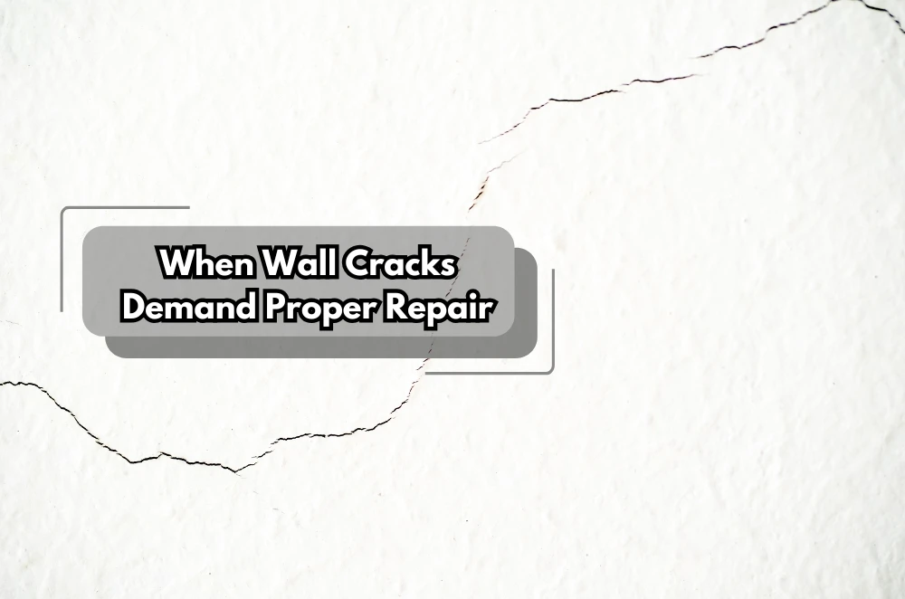 When Wall Cracks Demand Proper Repair