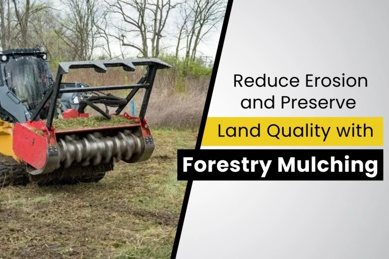 How Professional Forestry Mulching Can Reduce Erosion and Preserve Land Quality