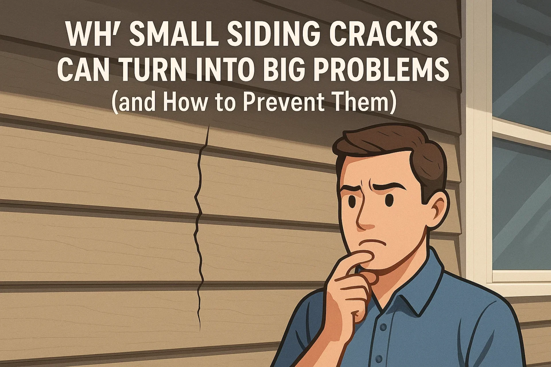Why Small Siding Cracks Can Turn Into Big Problems (and How to Prevent Them)