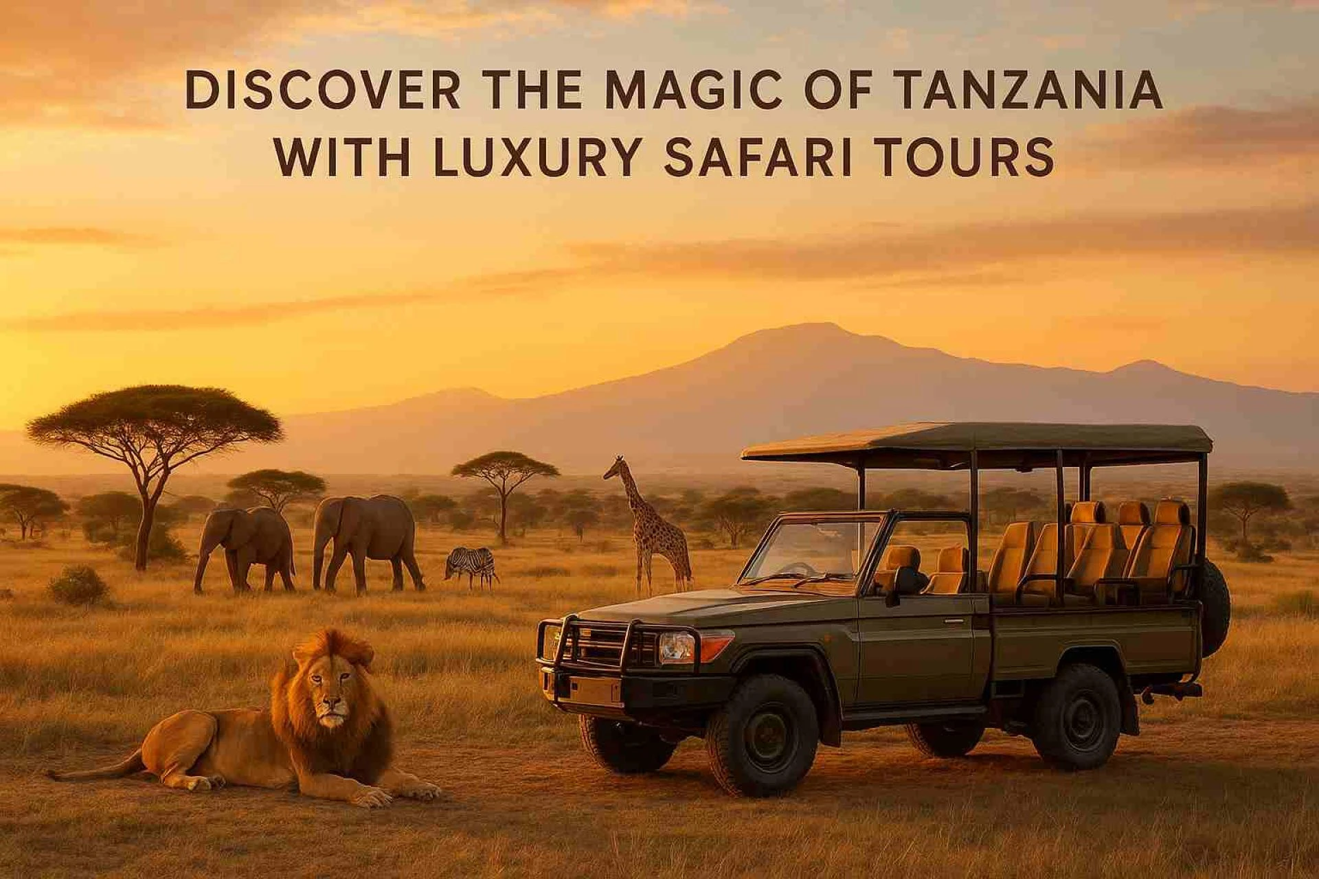 Discover the Magic of Tanzania with Luxury Safari Tours