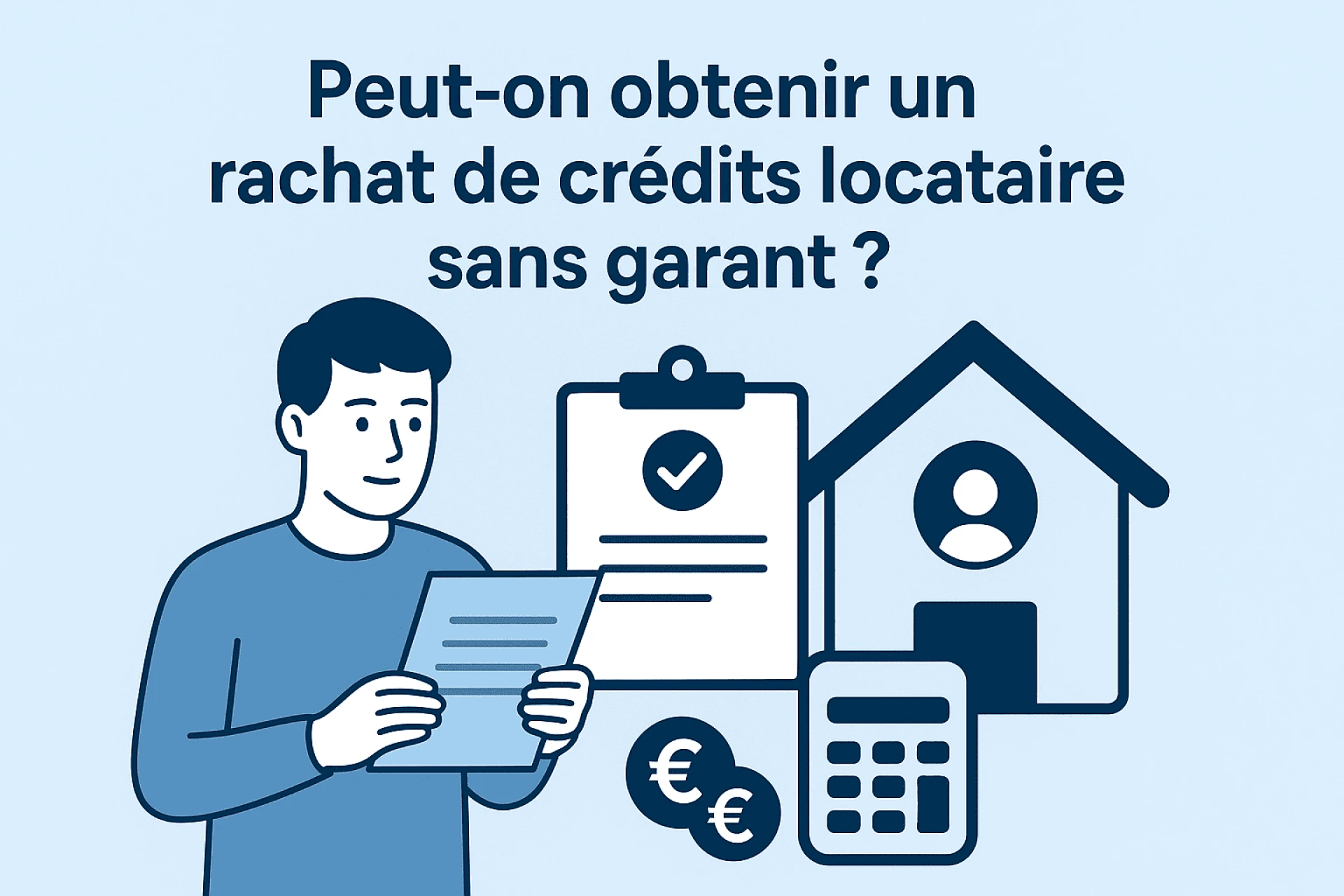 Peut-on obtenir un rachat de crédit locataire sans garant ?