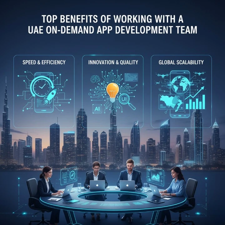 Top Benefits of Working with a UAE On-Demand App Development Team