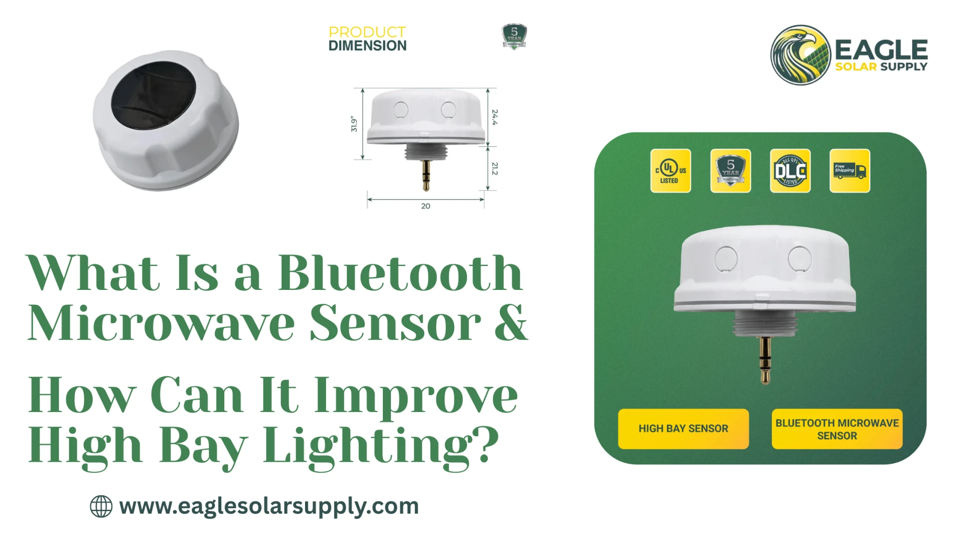 What Is a Bluetooth Microwave Sensor and How Can It Improve High Bay Lighting?