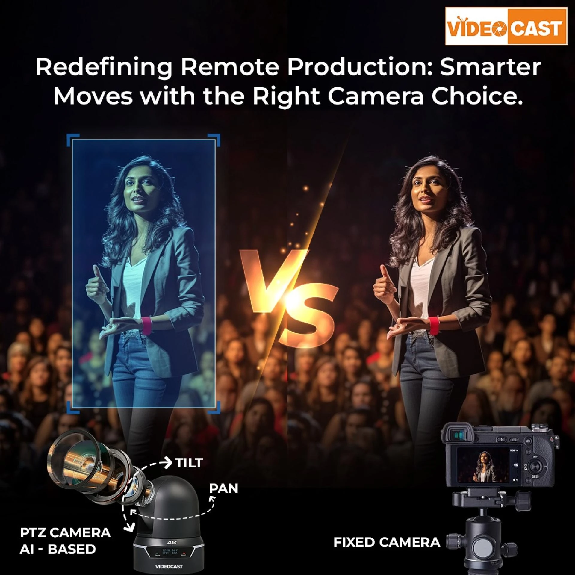 PTZ vs Fixed Cameras: Which is Right for Your Remote Production Workflow?