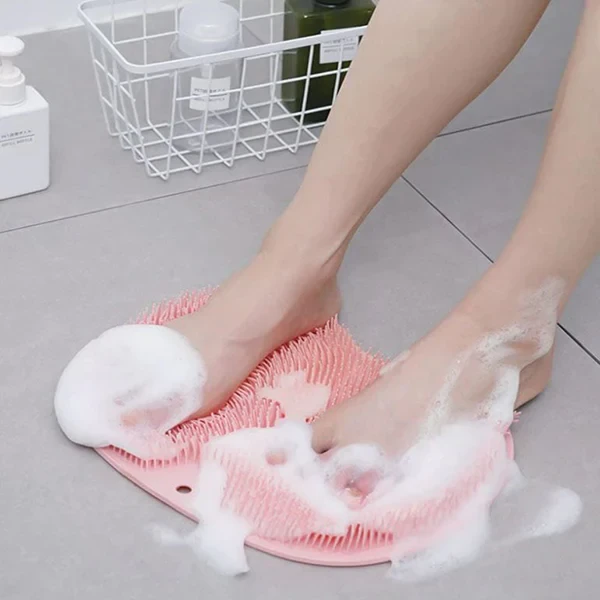 Elevate Your Shower Experience with PlusProtections Shower Back &amp; Foot Scrubber