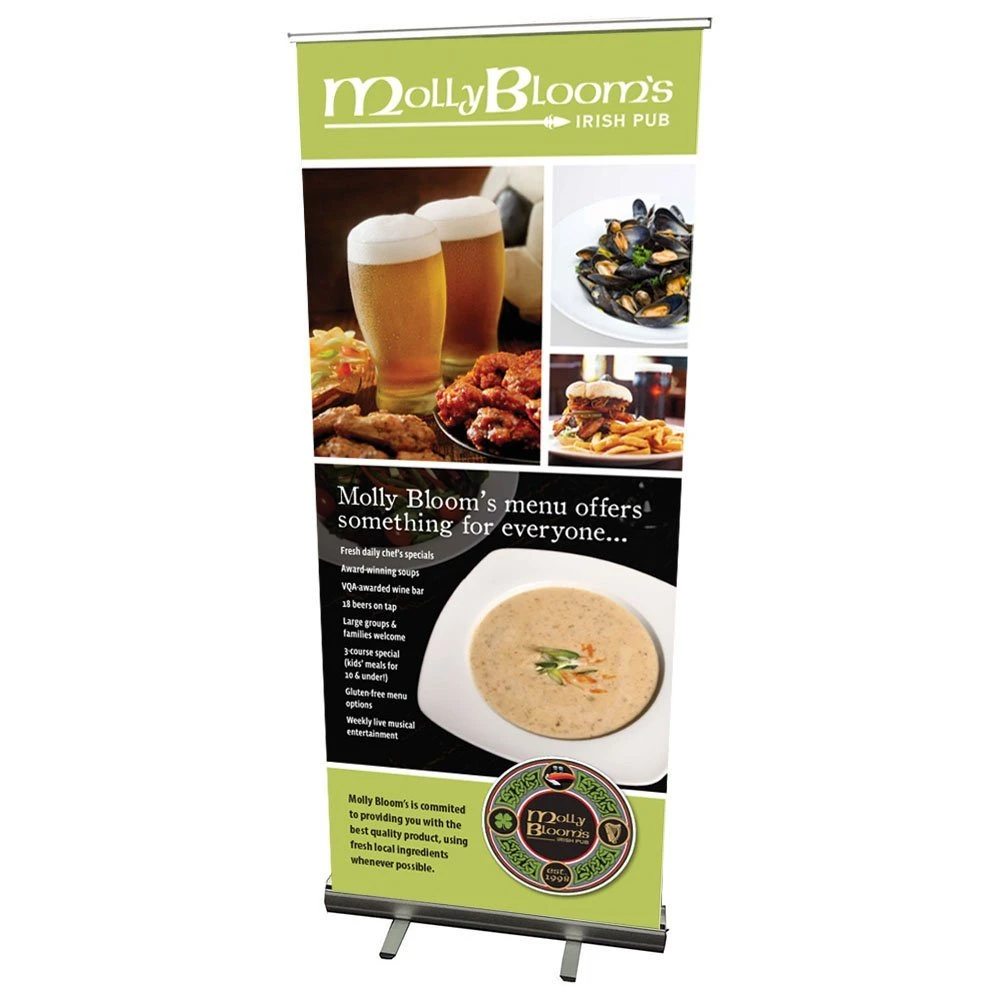 Boost Your Brand Visibility with Retractable Banner Displays, Custom Canopies, and Embroidered Apparel in Canada
