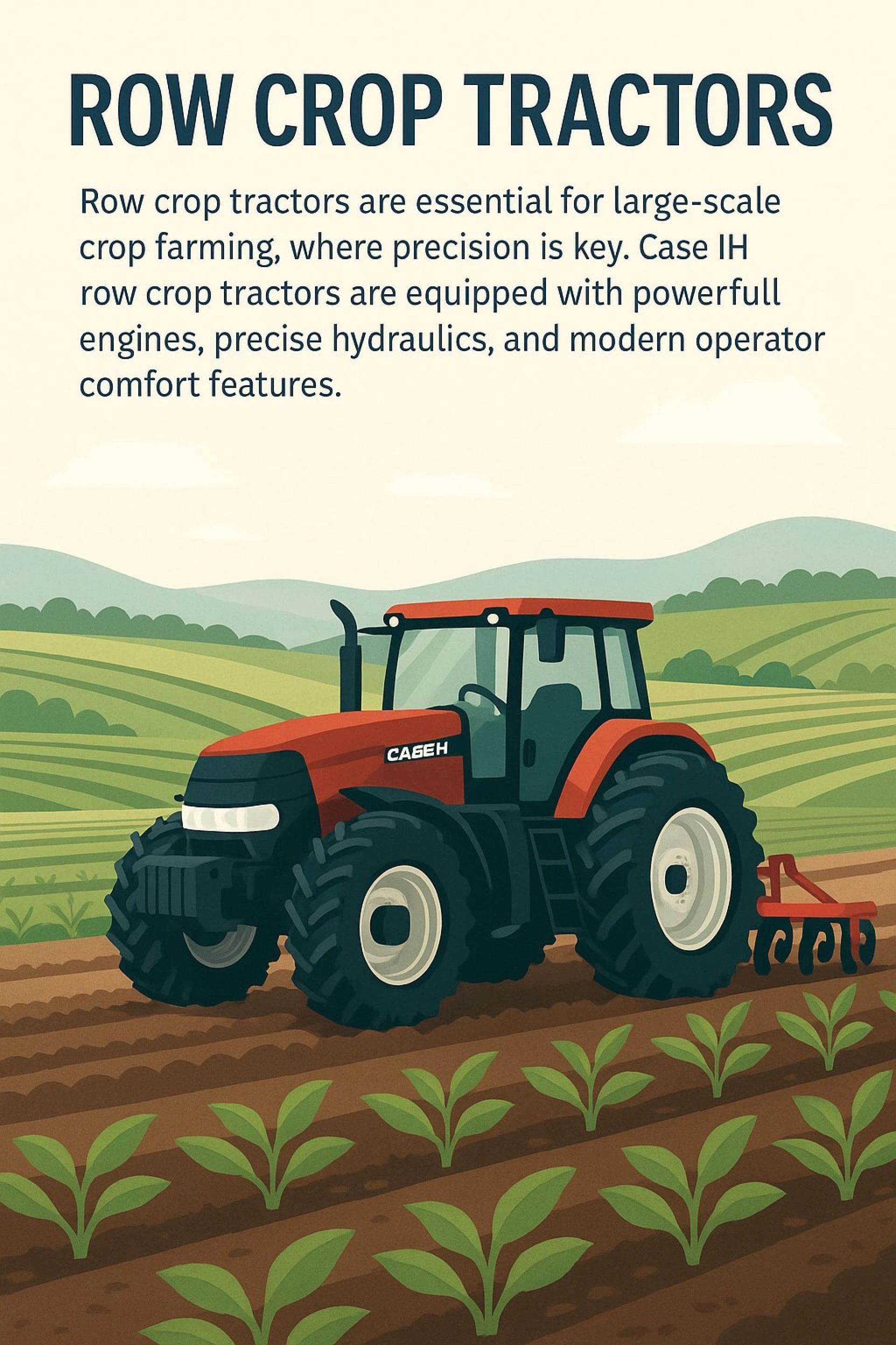 Row Crop Tractors and the Role of Case IH in Efficient Farming