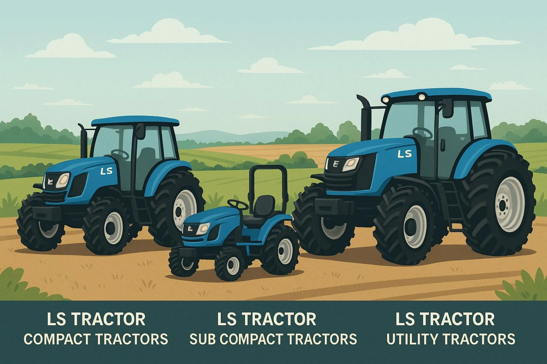 LS Tractors – Compact, Sub Compact, and Utility Models for Every Farm