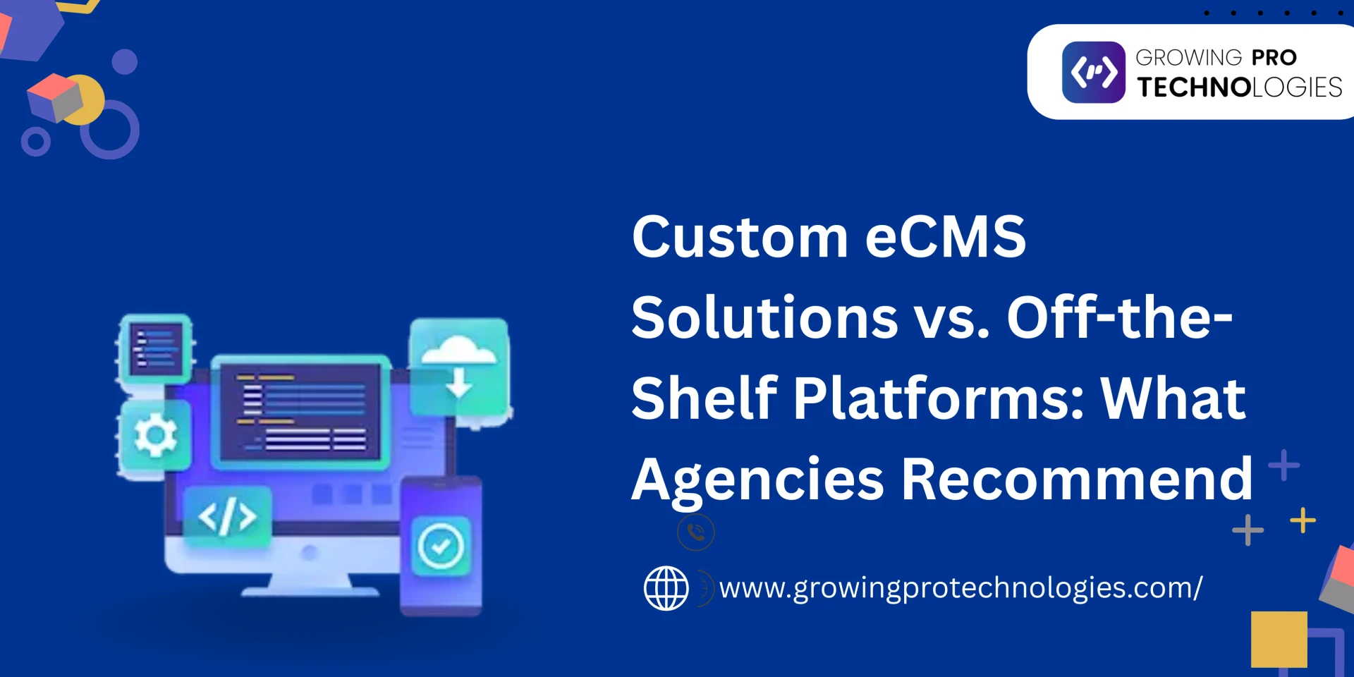 Custom eCMS Solutions vs. Off-the-Shelf Platforms: What Agencies Recommend