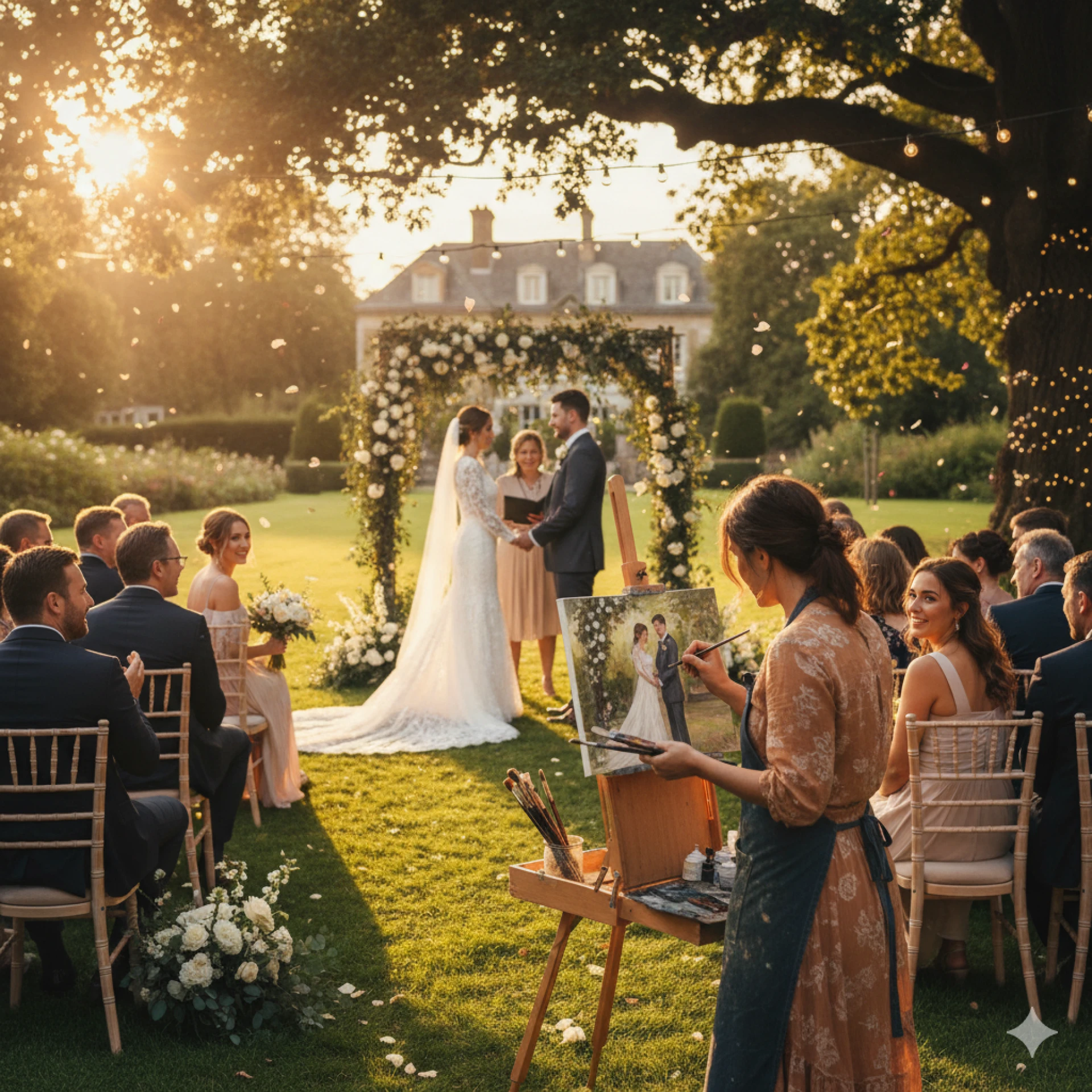 2025 Wedding Trends: Live Wedding Painting