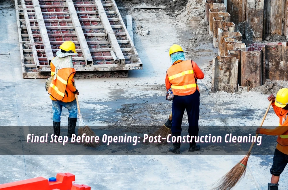 Final Step Before Opening: Post-Construction Cleaning