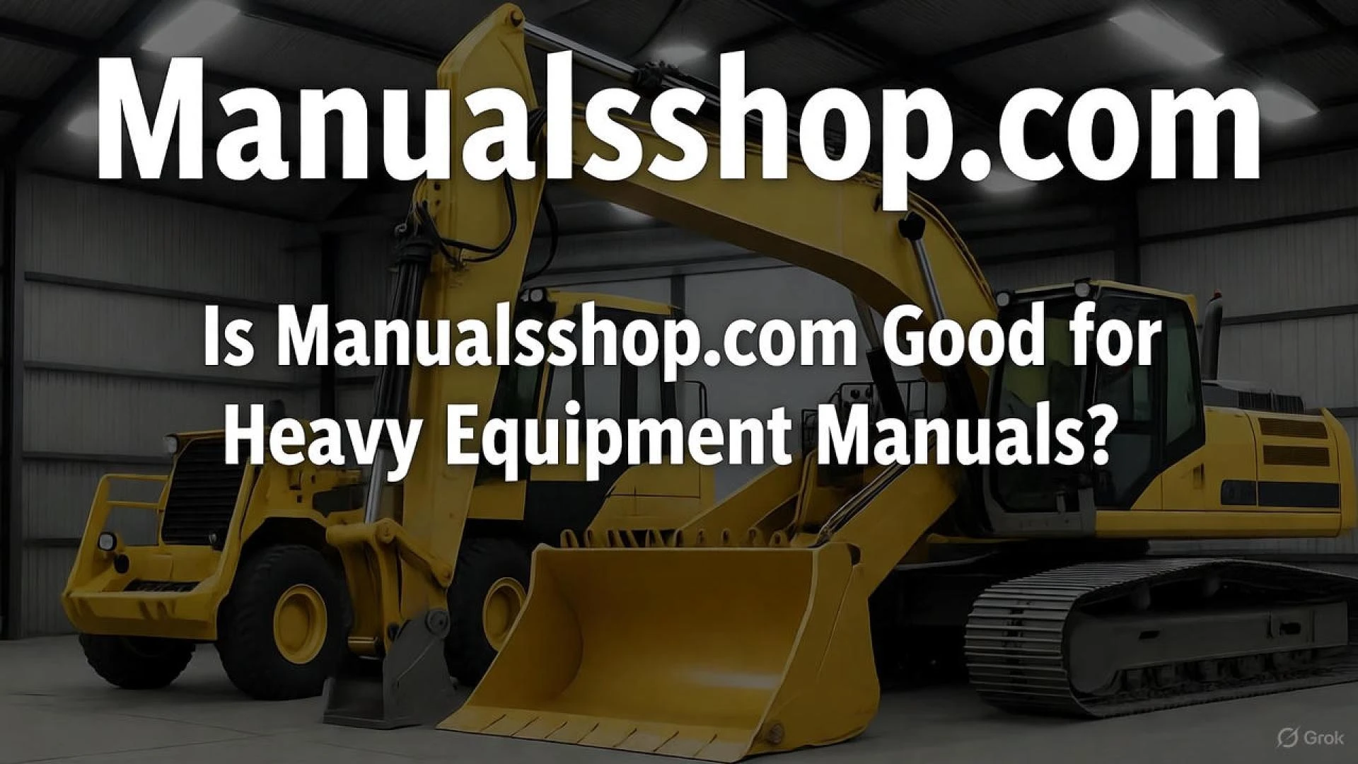 Is Manualsshop.com Good for Heavy Equipment Manuals?