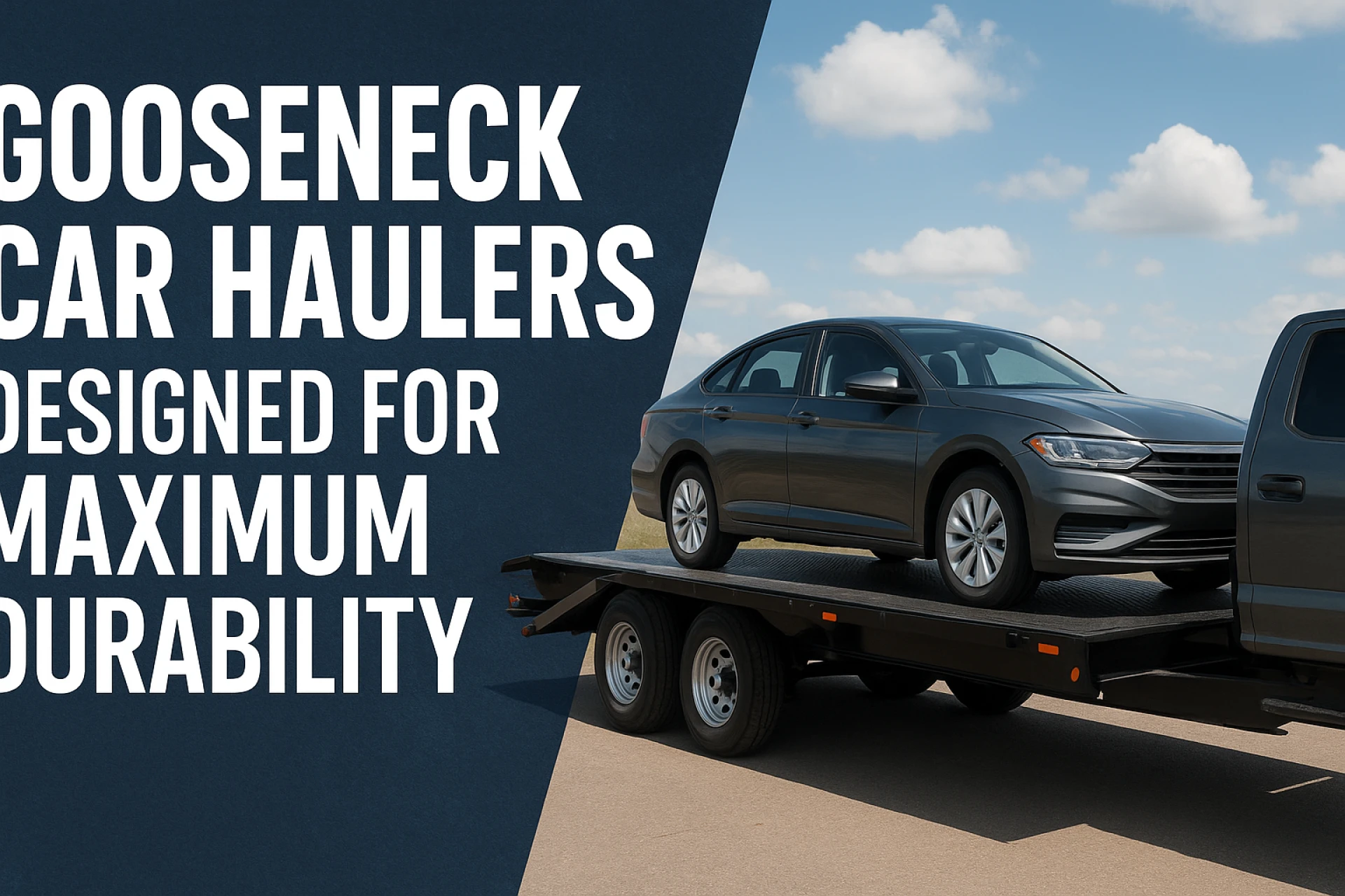 Gooseneck Car Haulers Designed for Maximum Durability