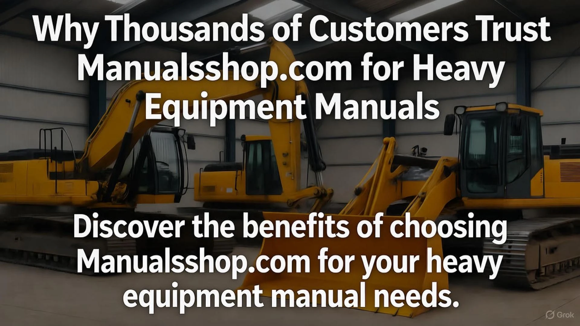 Why Thousands of Customers Trust Manualsshop.com for Heavy Equipment Manuals