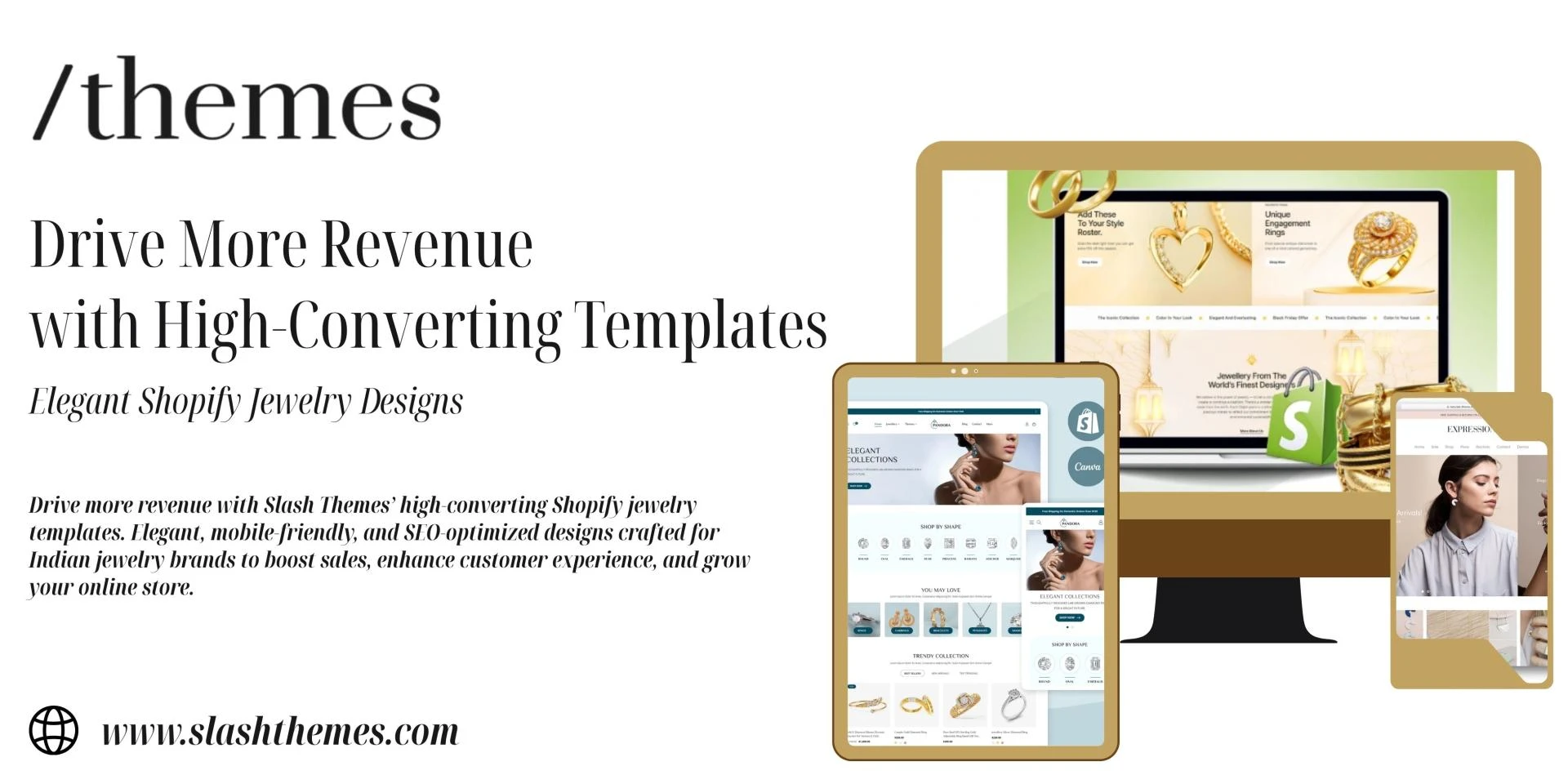 Drive More Revenue with Slash Themes’ High-Converting Shopify Jewelry Templates