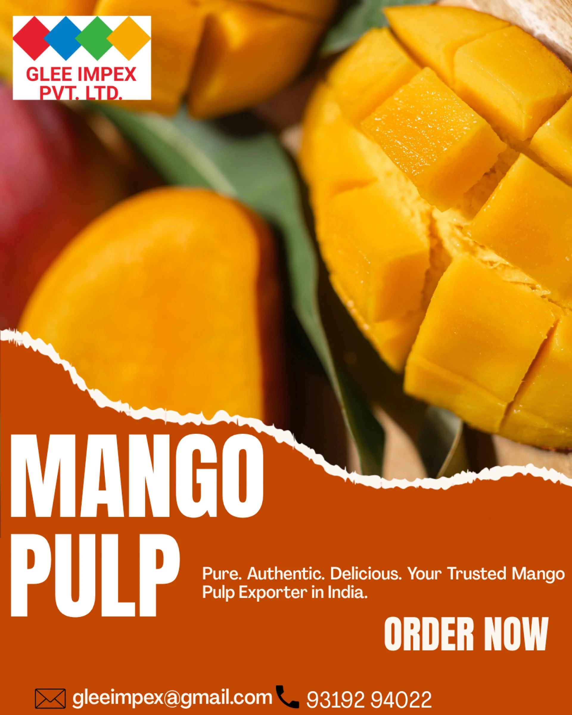 Glee Impex Pvt. Ltd. – Leading Mango Pulp Exporter in India Delivering Taste and Quality Worldwide