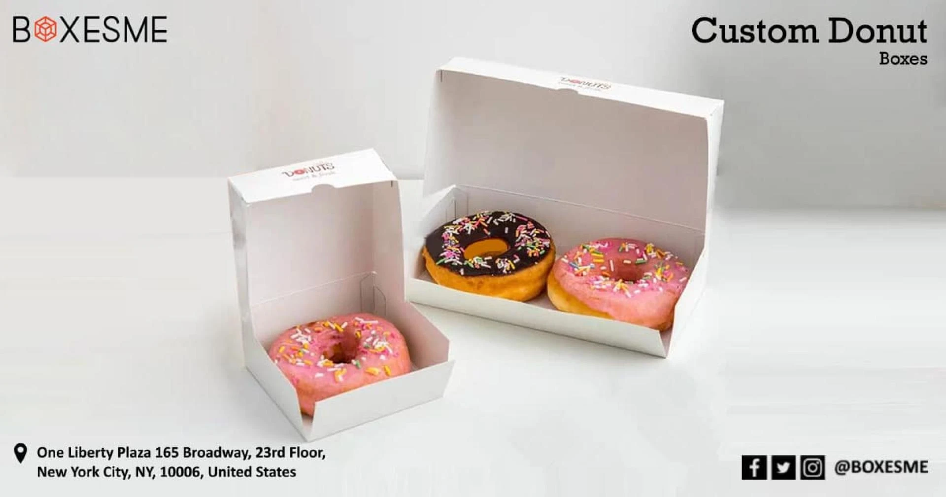 Unique Designs of Custom Donut Boxes Wholesale